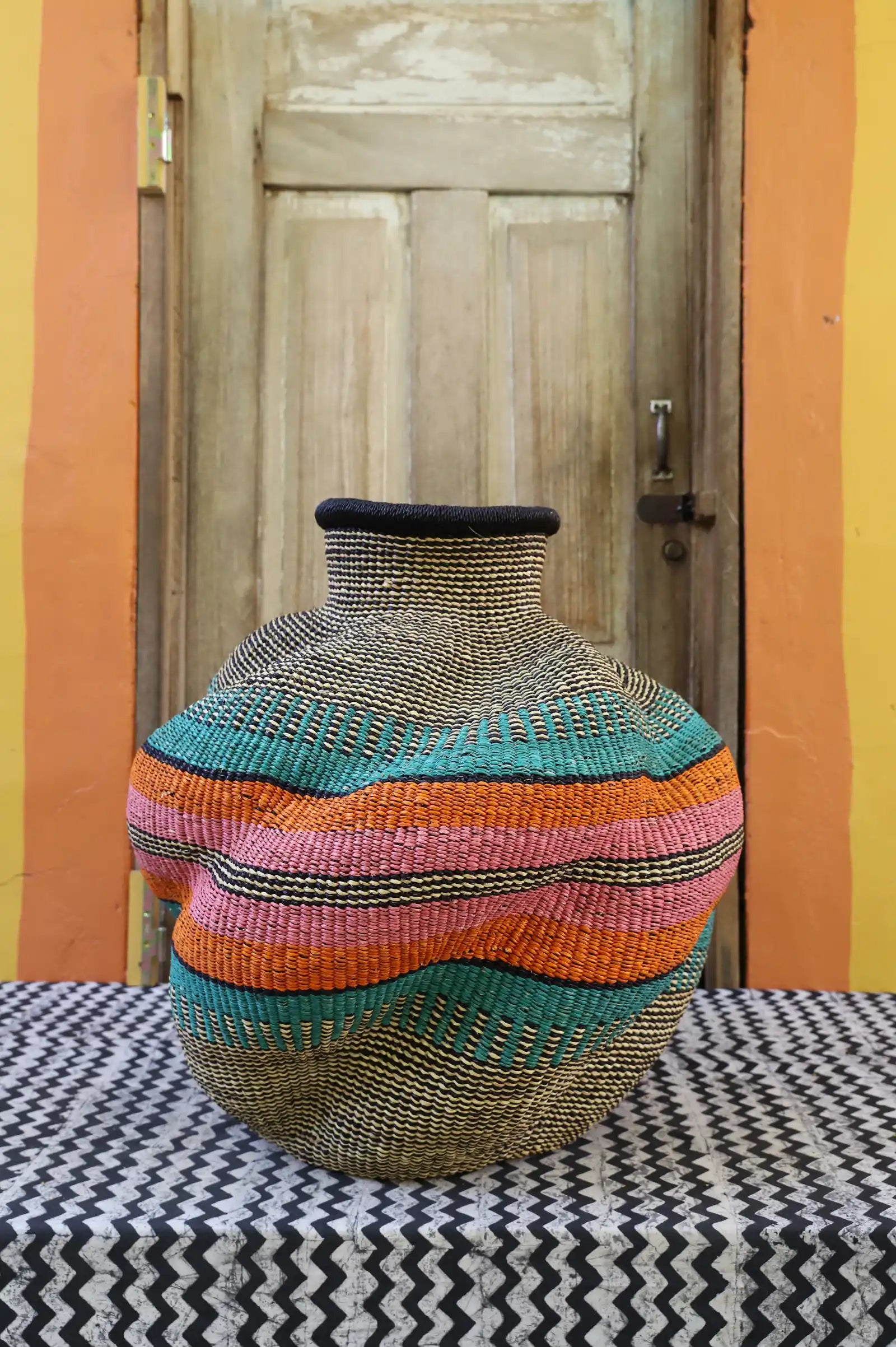 De-engo Art Basket (medium ) by  Ayine Awuni