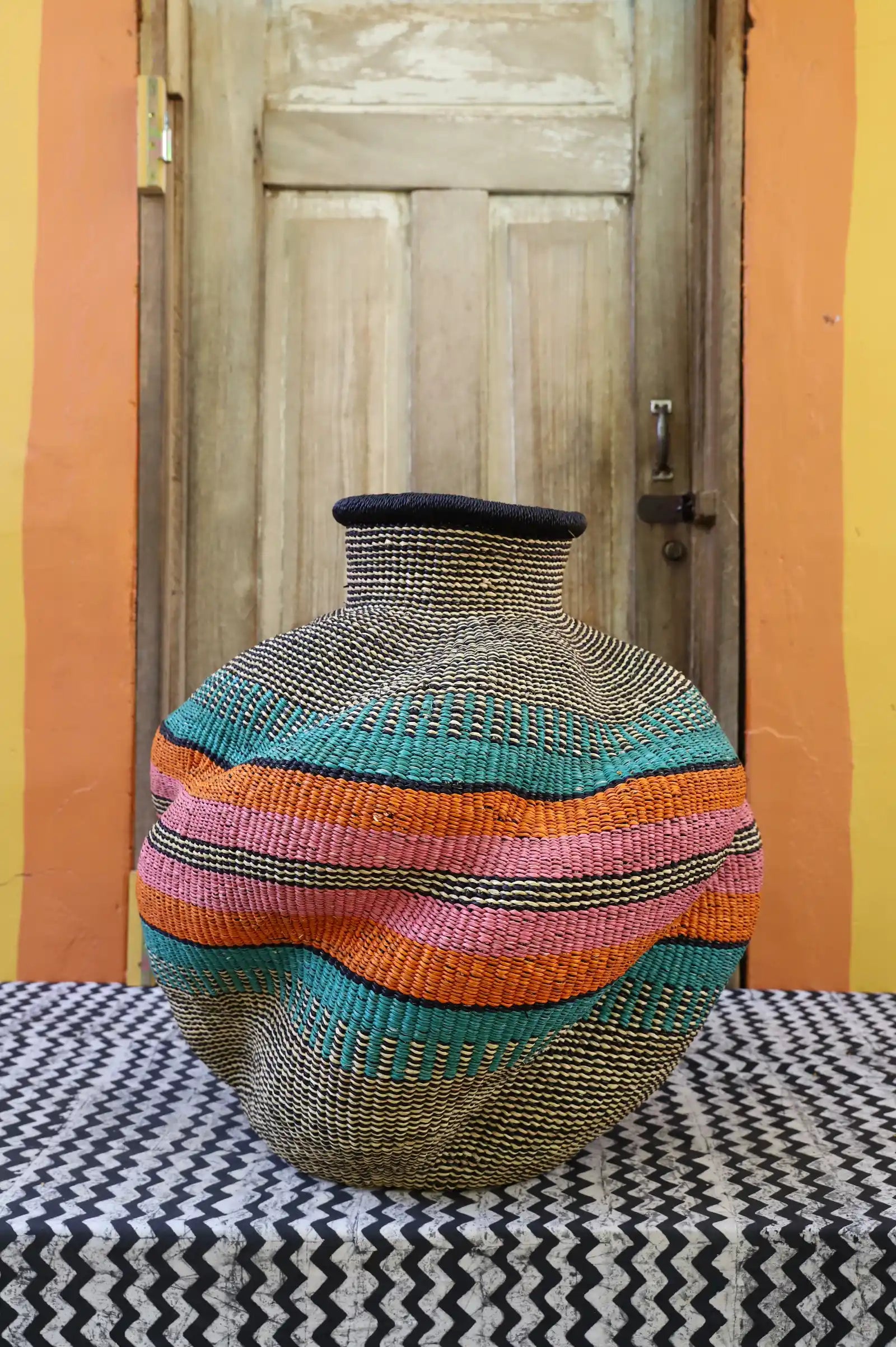 De-engo Art Basket (medium ) by  Ayine Awuni
