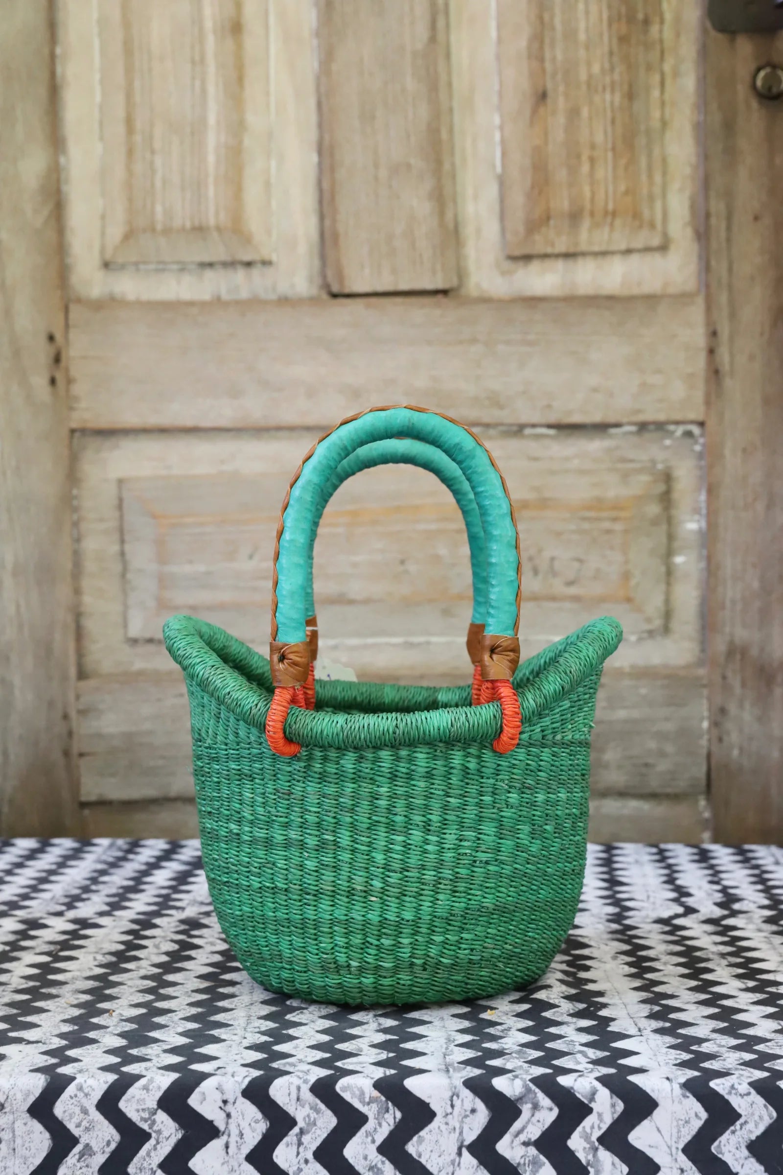 Nyariga Dip Dyed Basket (Tiny) by Talata Azusiyine