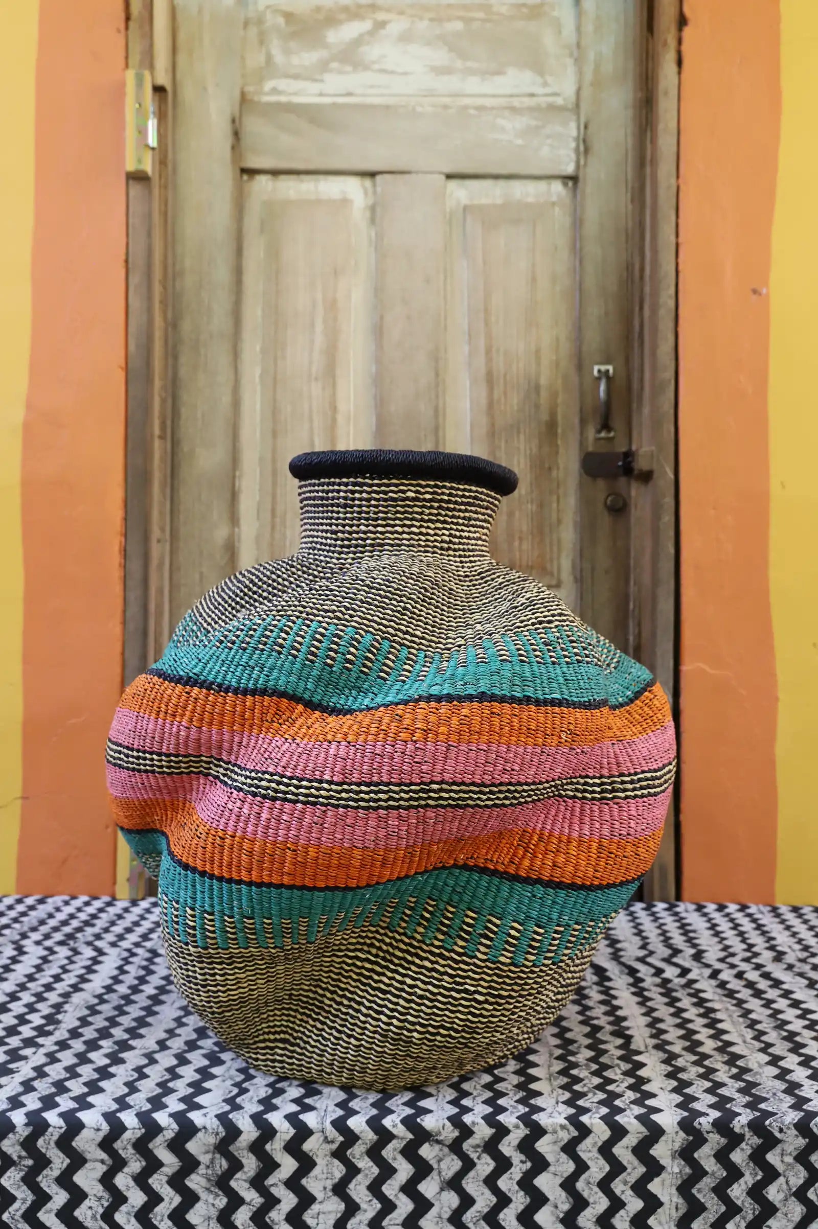 De-engo Art Basket (medium ) by  Ayine Awuni