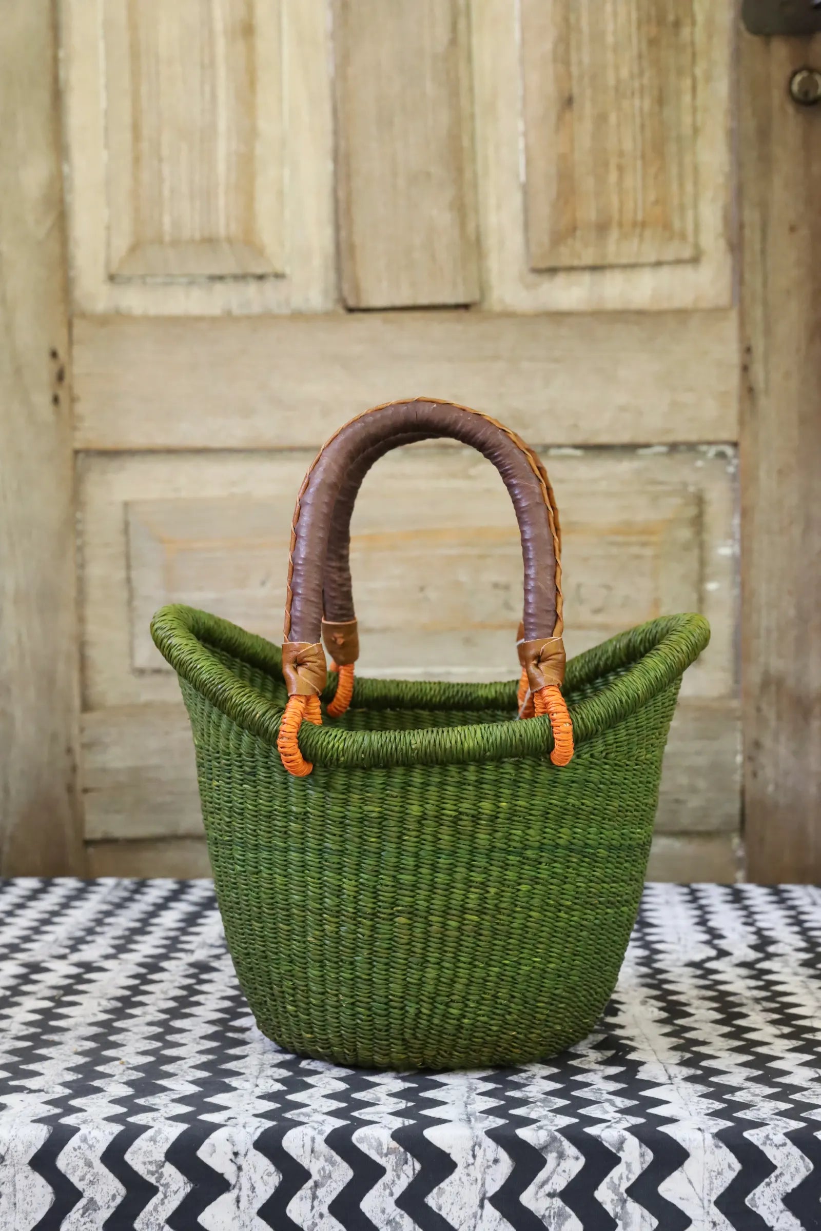 Nyariga Dip Dyed Basket (Tiny) by Paul Apasinore