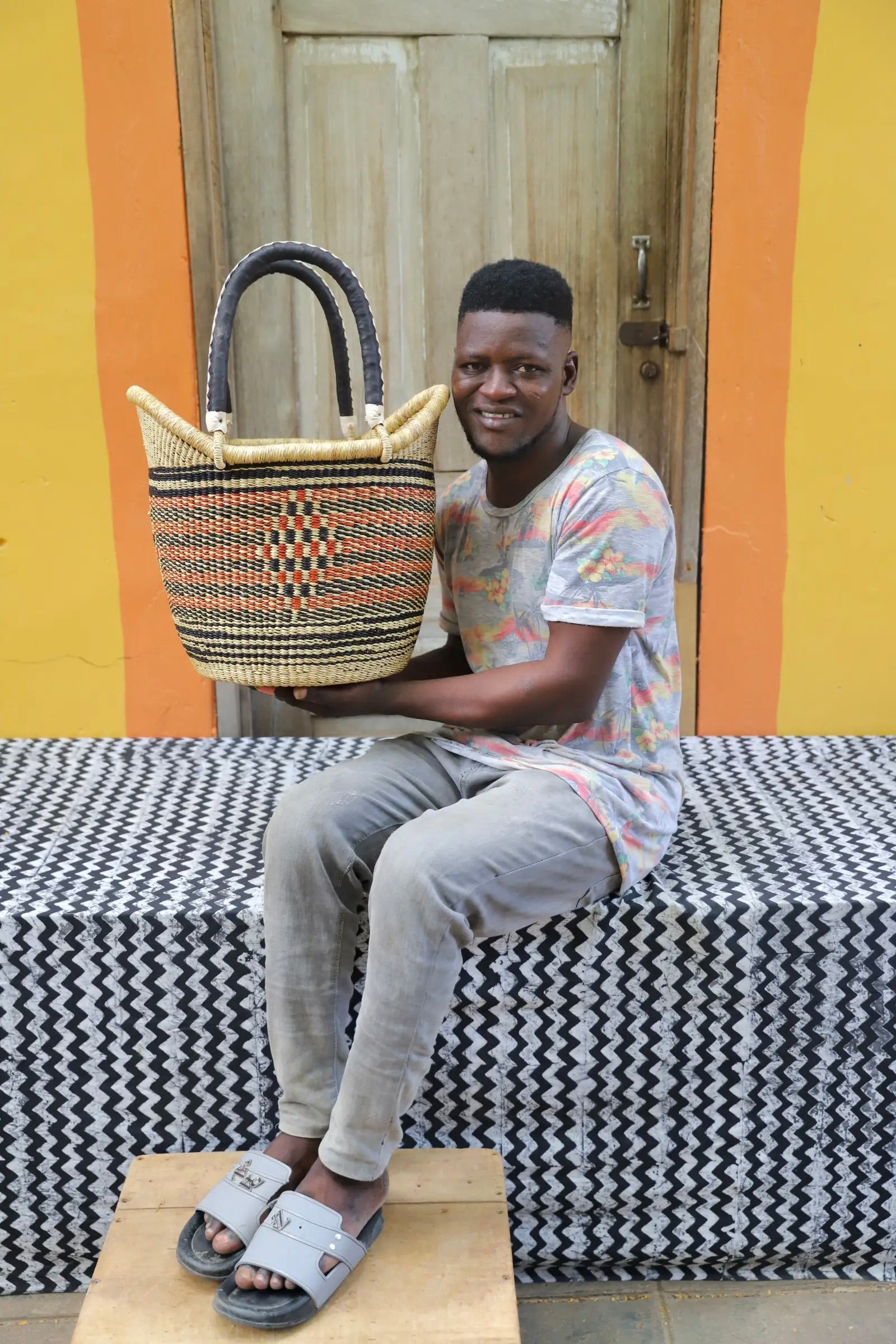 Nyariga Shopping Basket (Medium) by Atiah Asoba