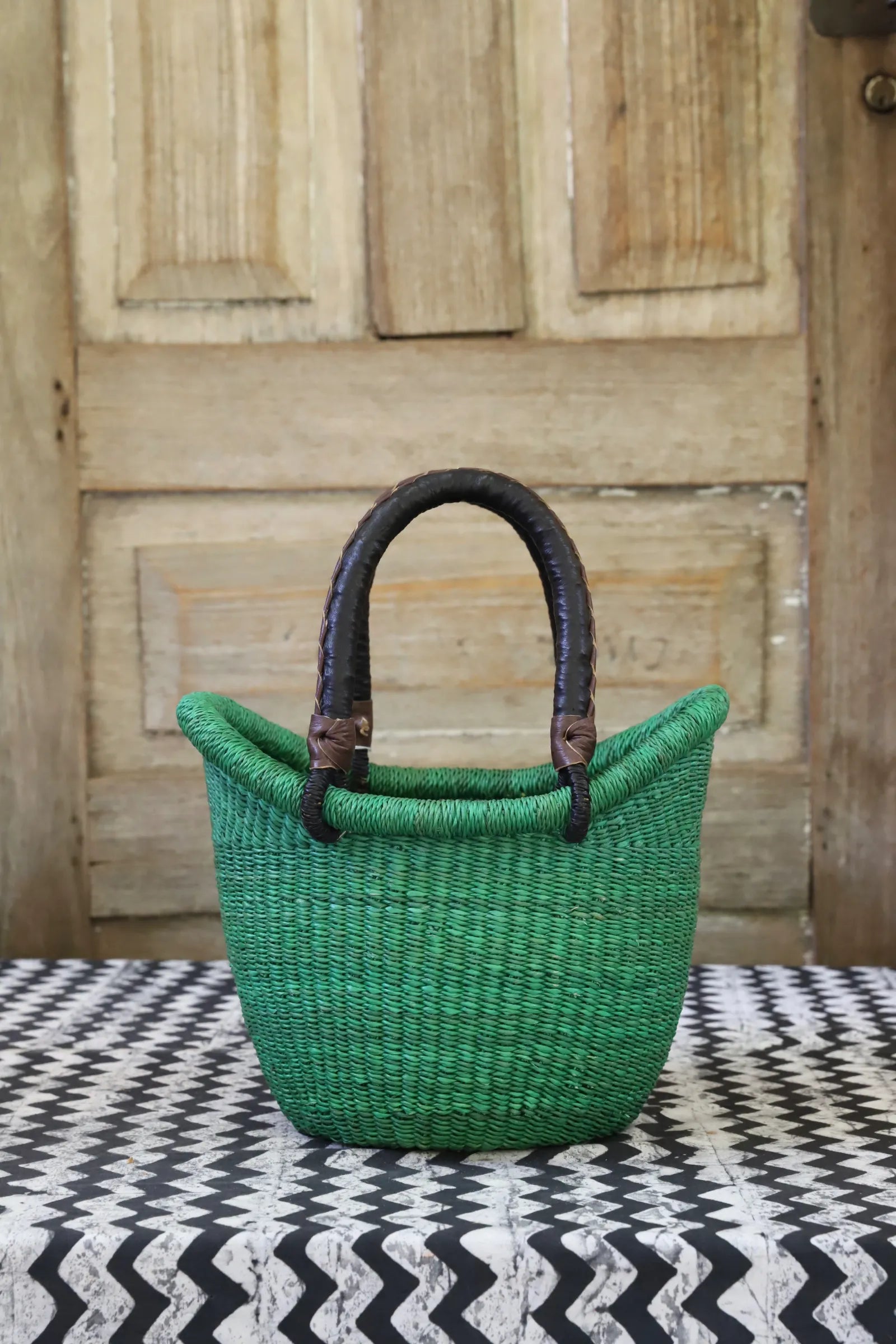 Nyariga Dip Dyed Basket (Tiny) by Apika Abisika