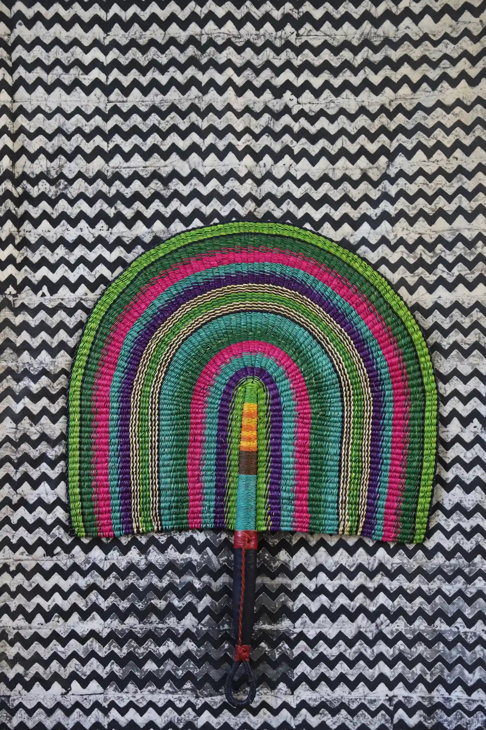 Naba Penga Wall Dècor Fan by Linda Ayamga