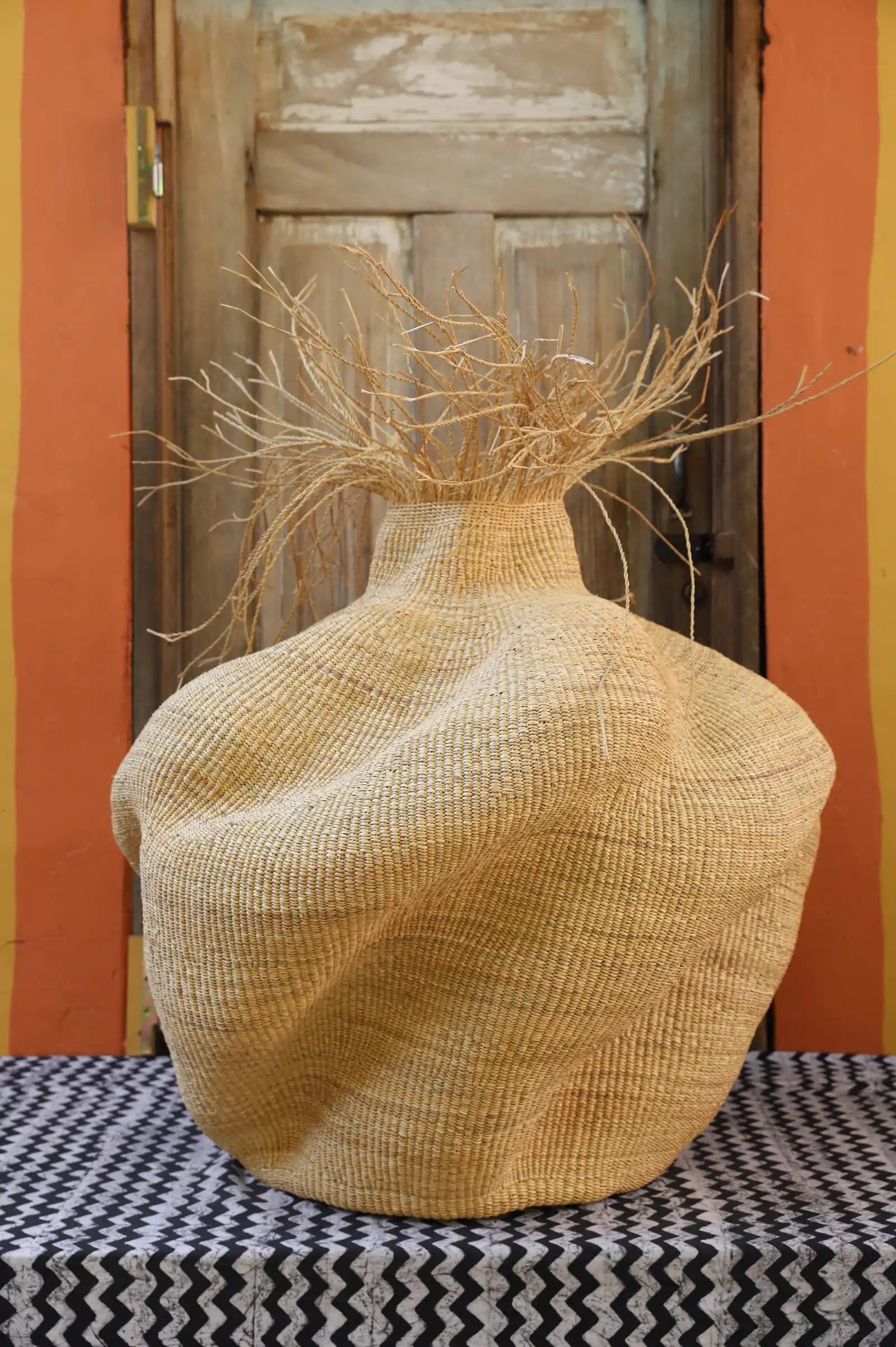 Tua-Tia (Baobab Tree) Art Basket (Large) by Ayinpomah Anagdene