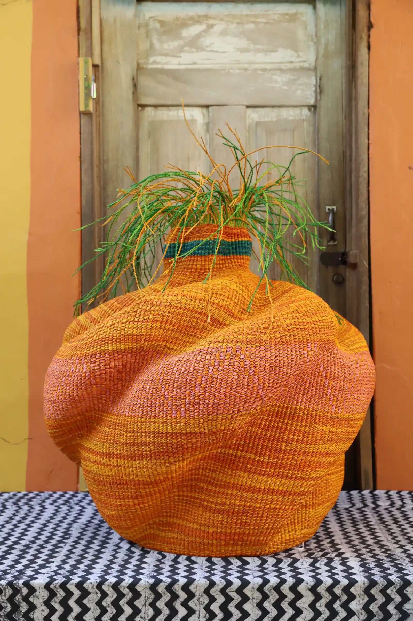 Tua-Tia (Baobab Tree) Art Basket (Large) by Aduko Ayine