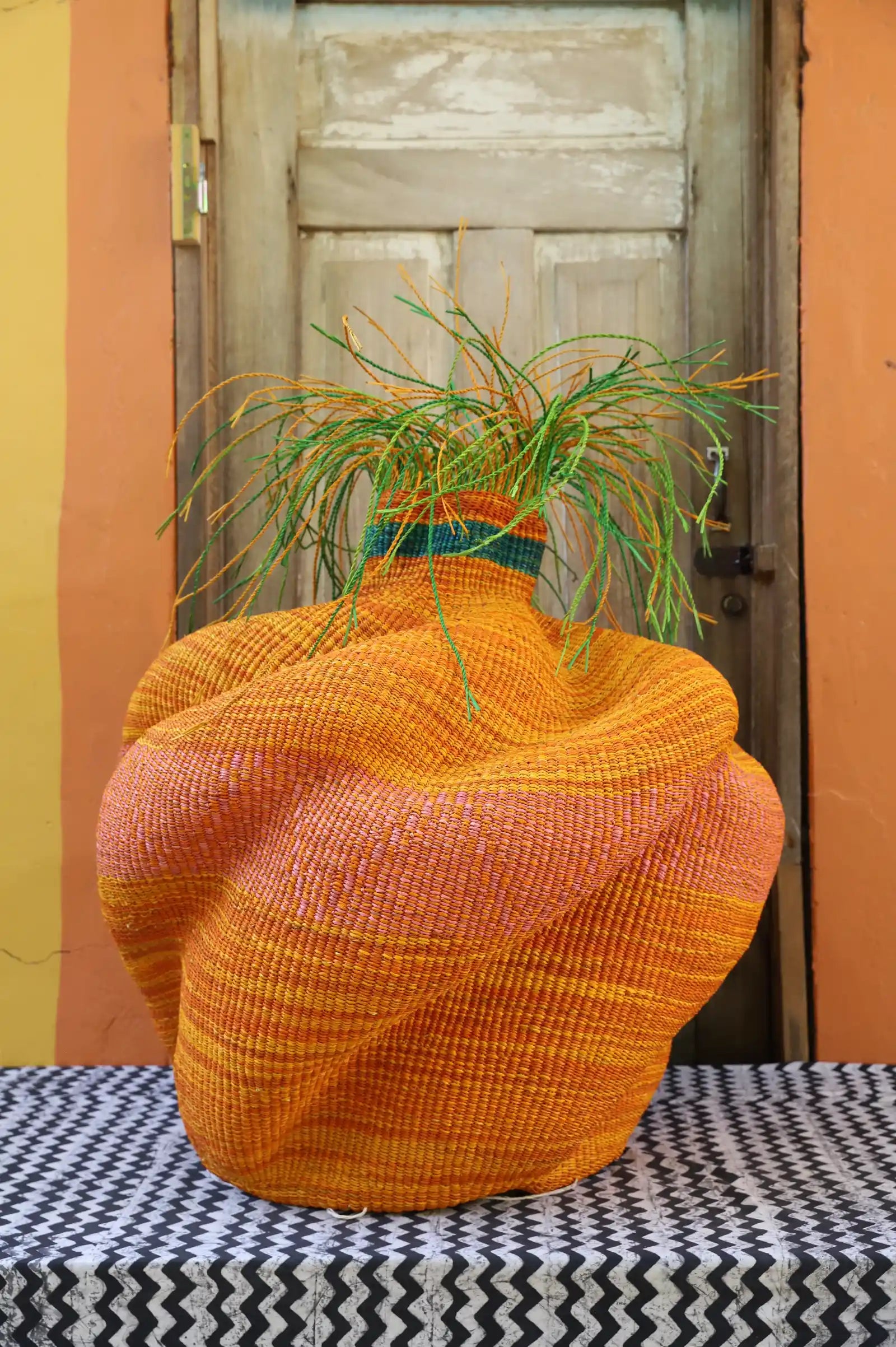 Tua-Tia (Baobab Tree) Art Basket (Large) by Aduko Ayine