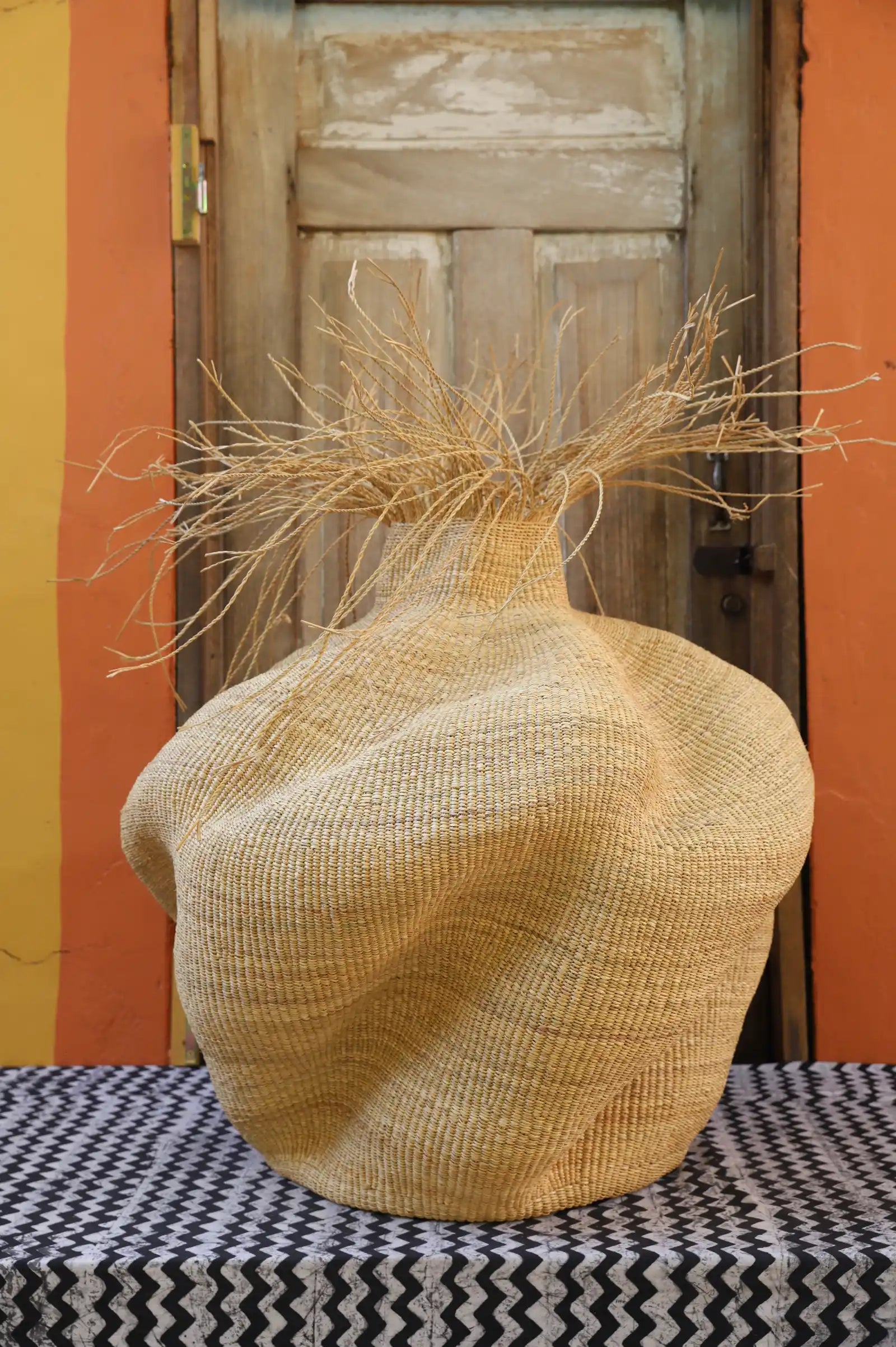 Tua-Tia (Baobab Tree) Art Basket (Large) by Ayinpomah Anagdene