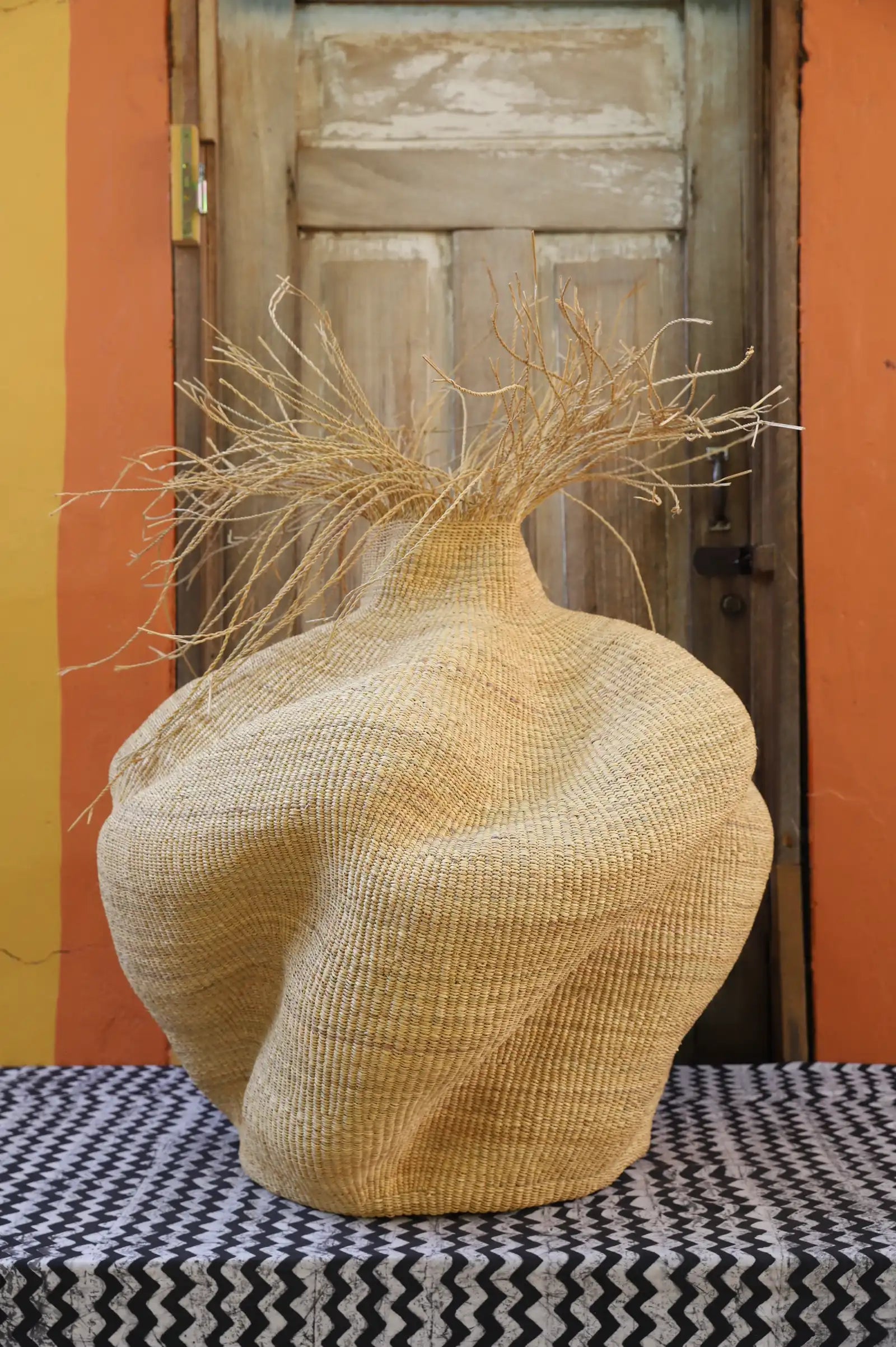 Tua-Tia (Baobab Tree) Art Basket (Large) by Ayinpomah Anagdene