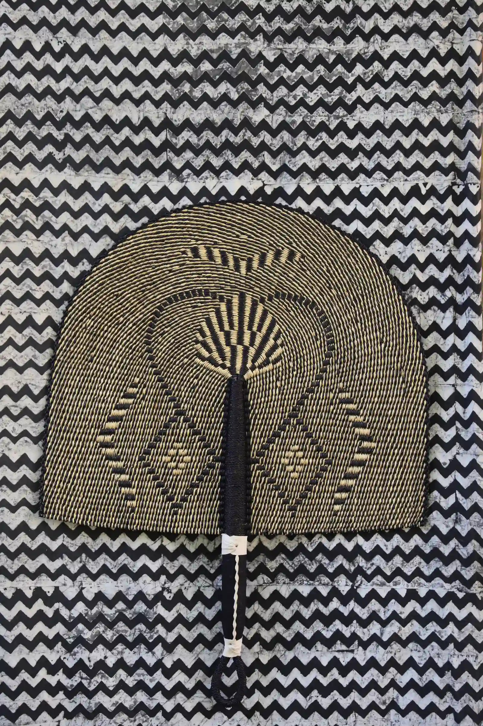 Naba Penga Wall Dècor Fan by Kwesi Apana