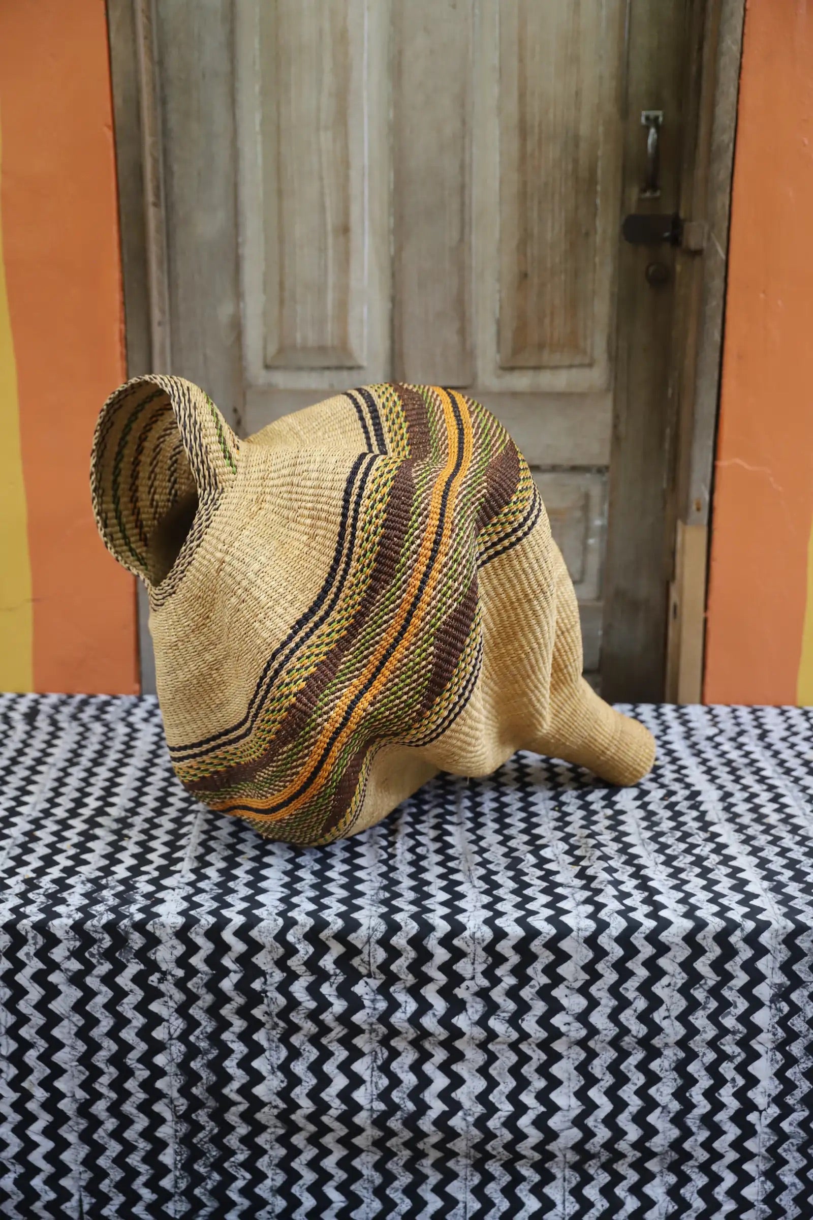 Conch (Katayeli Tia) Art Basket  (Medium) by Aniah Baba