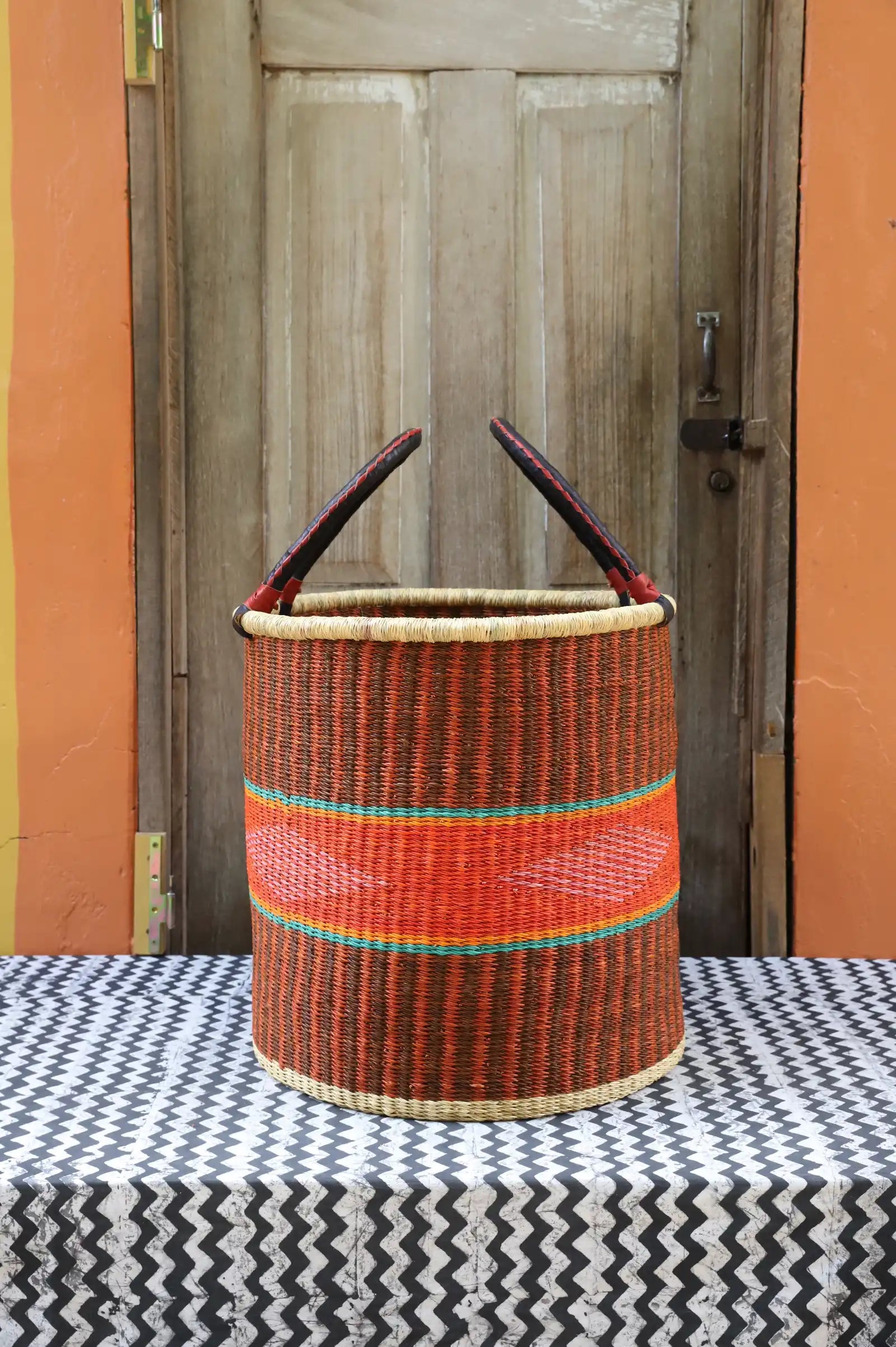 Open Laundry Basket (Large) by Raymond Atindamoligo