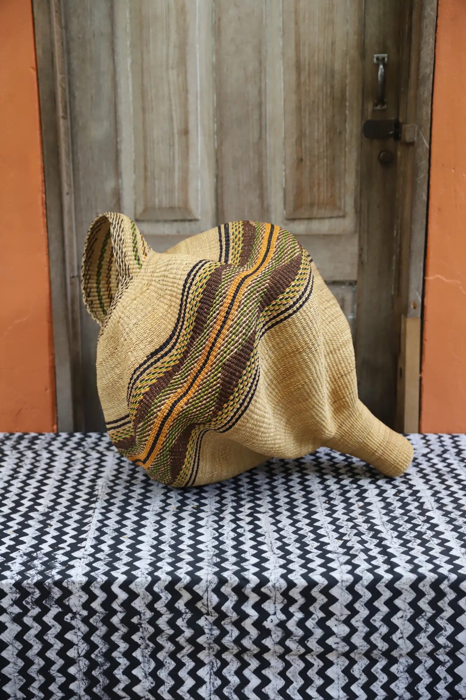 Conch (Katayeli Tia) Art Basket  (Medium) by Aniah Baba