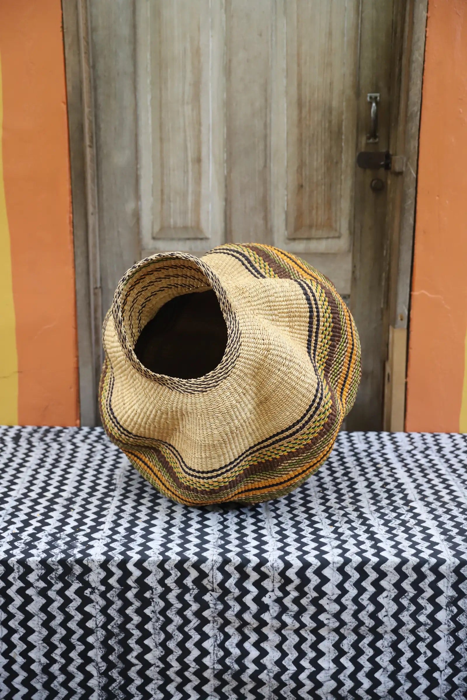 Conch (Katayeli Tia) Art Basket  (Medium) by Aniah Baba