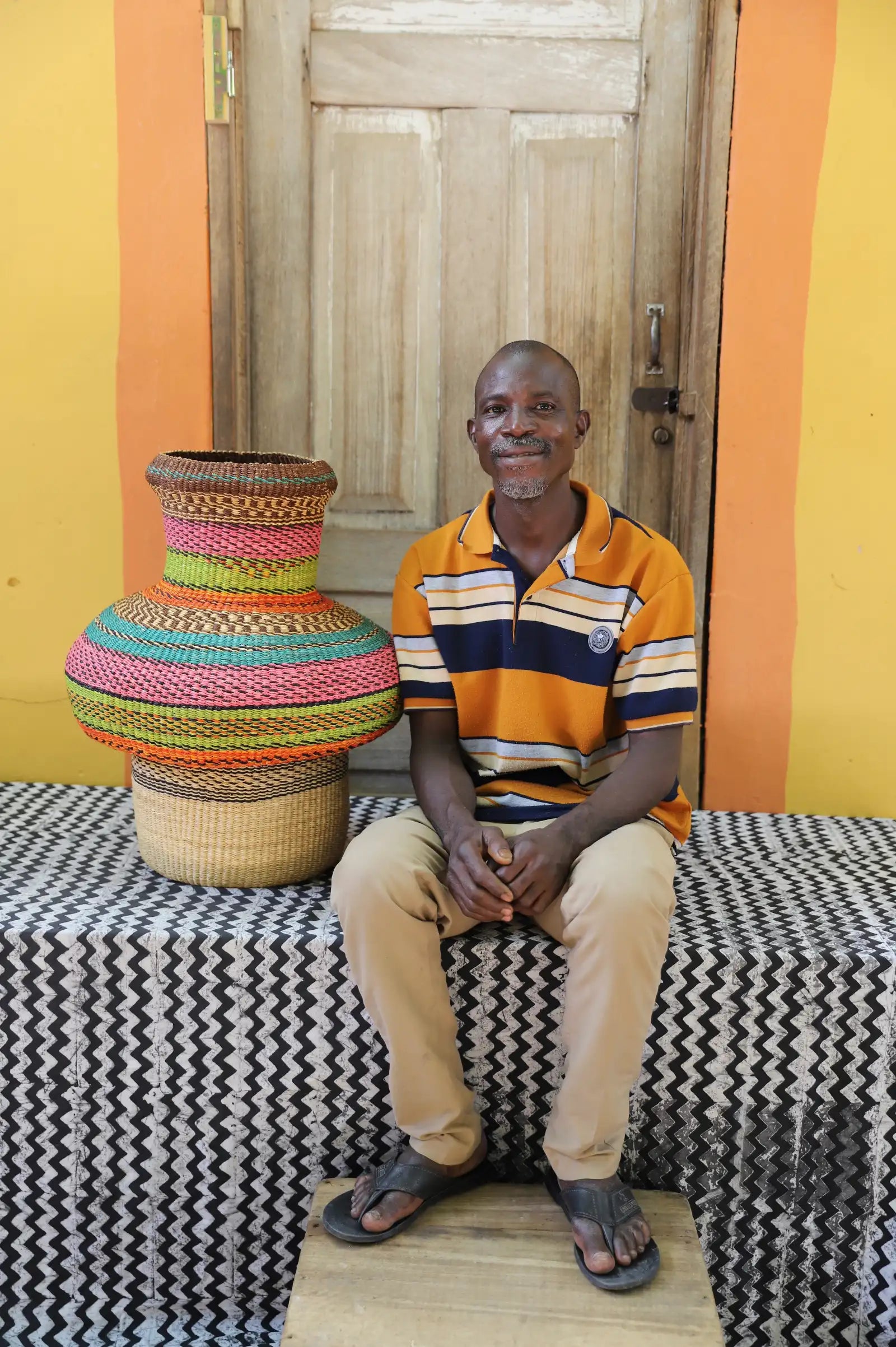 Dugla Art Basket by Ayine Atiah