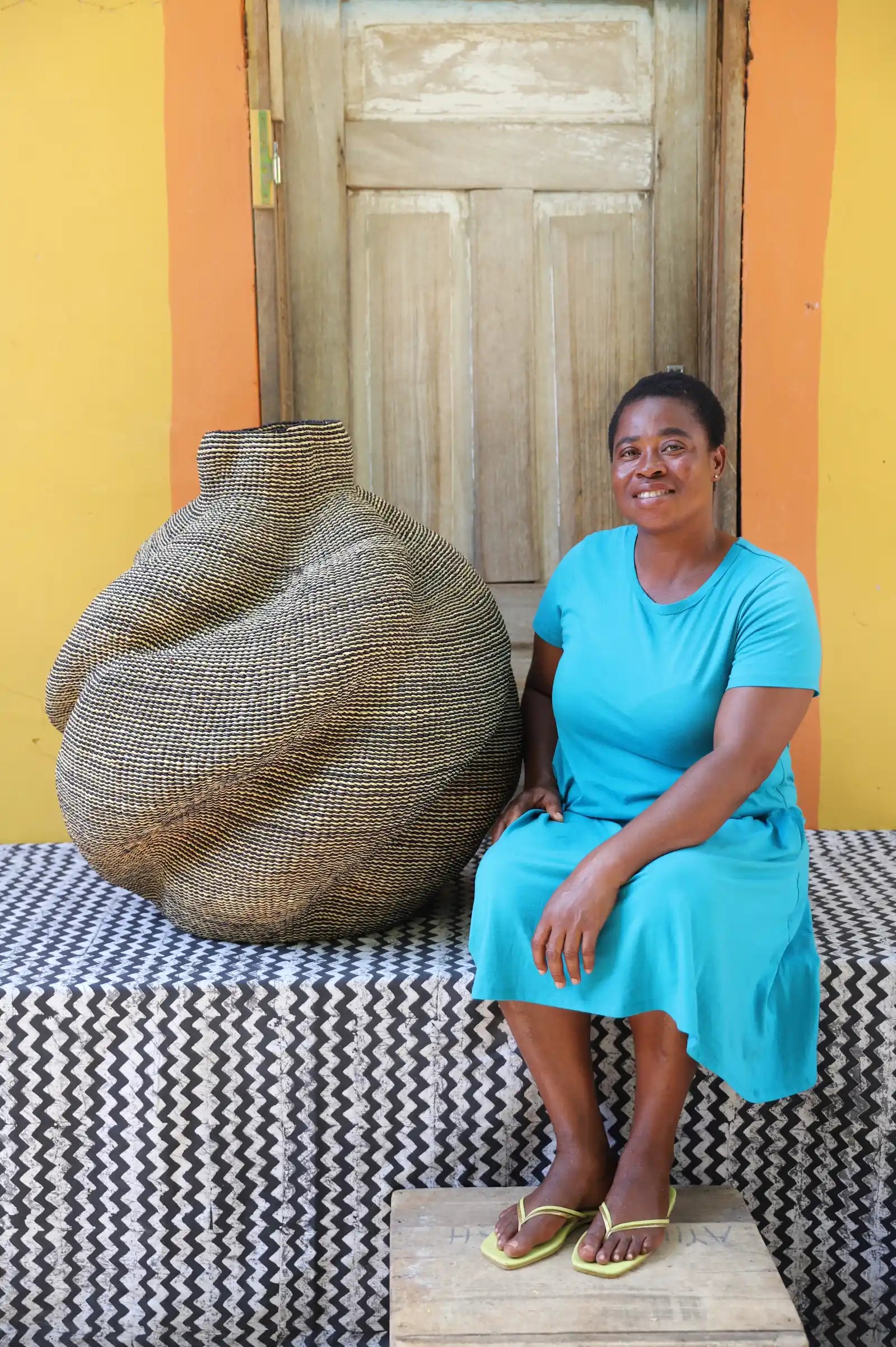 Yoomelingah-yure Art Basket (Large) by Agnes Azure