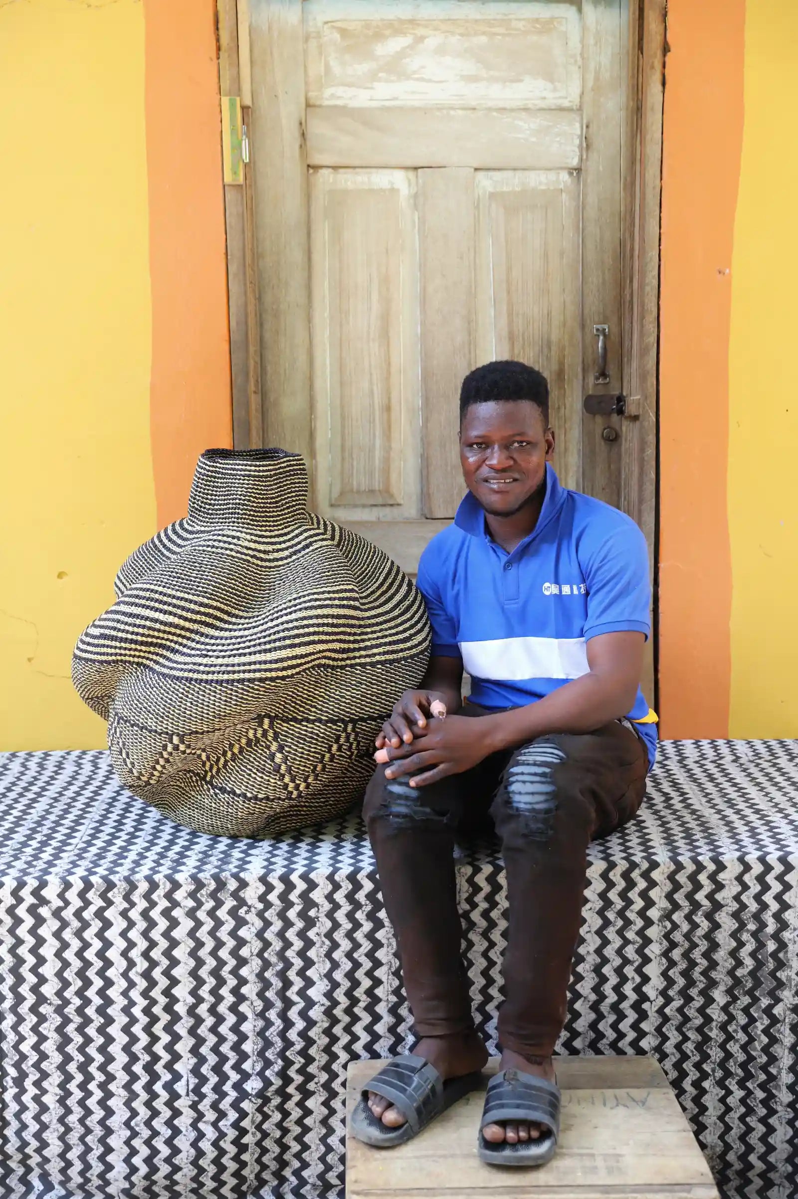 Yoomelingah-yure Art Basket (medium) by Atiah Asoba