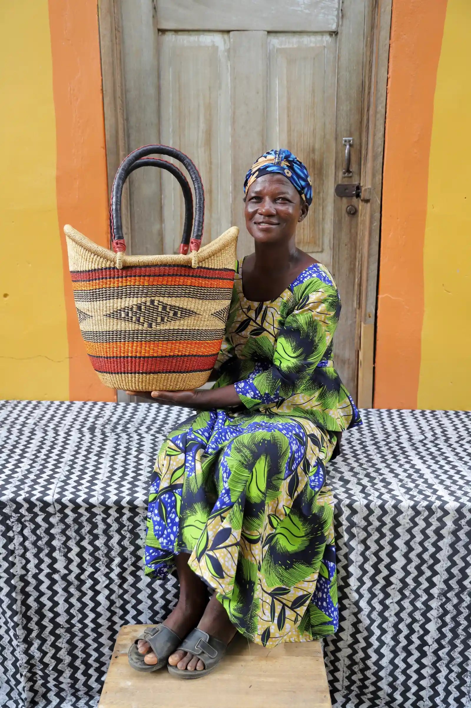Nyariga Shopping Basket (Large) by Nmaah Alembo