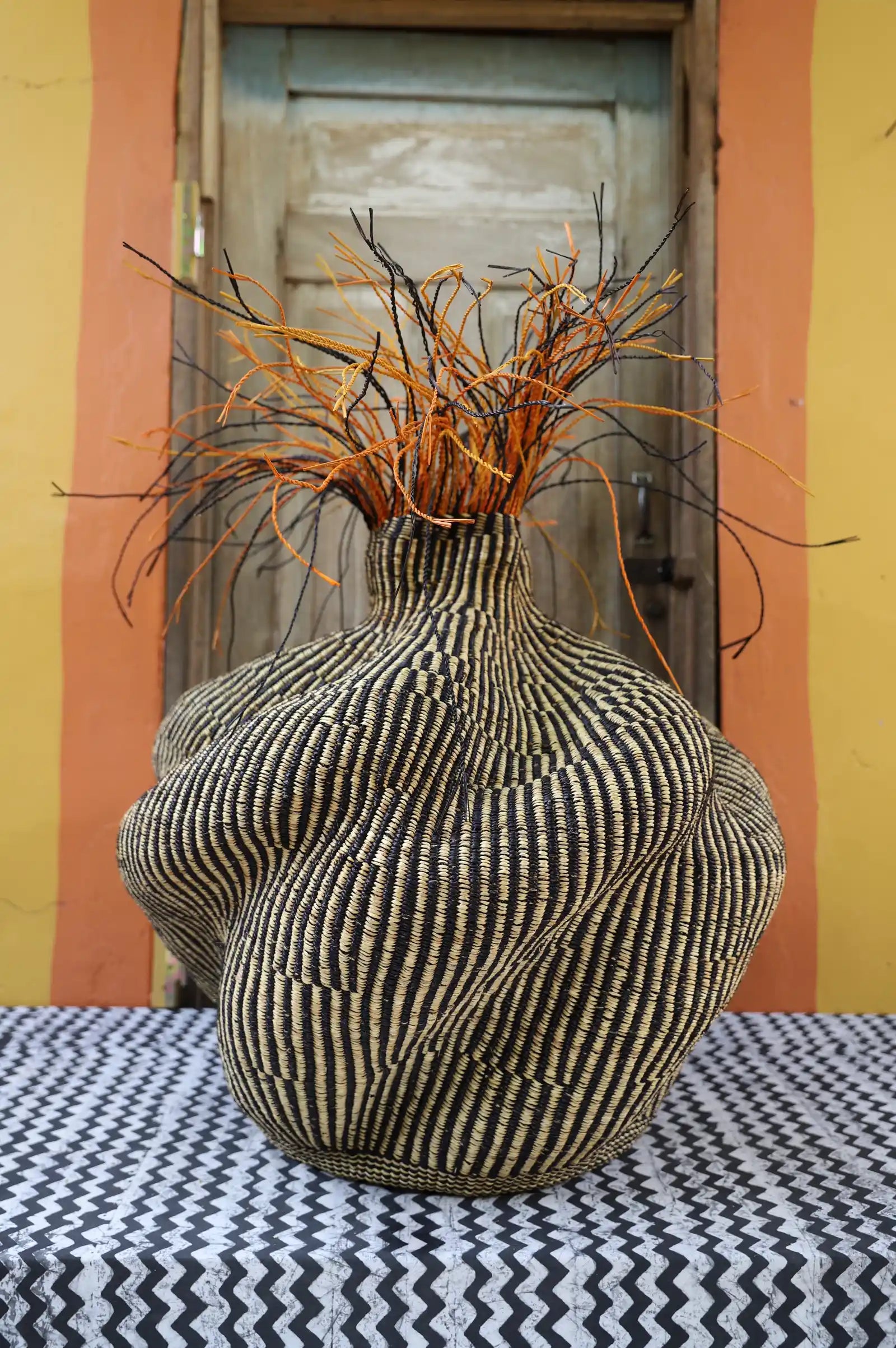 Tua-Tia (Baobab Tree) Art Basket (Large) by Apogbire Asigbire