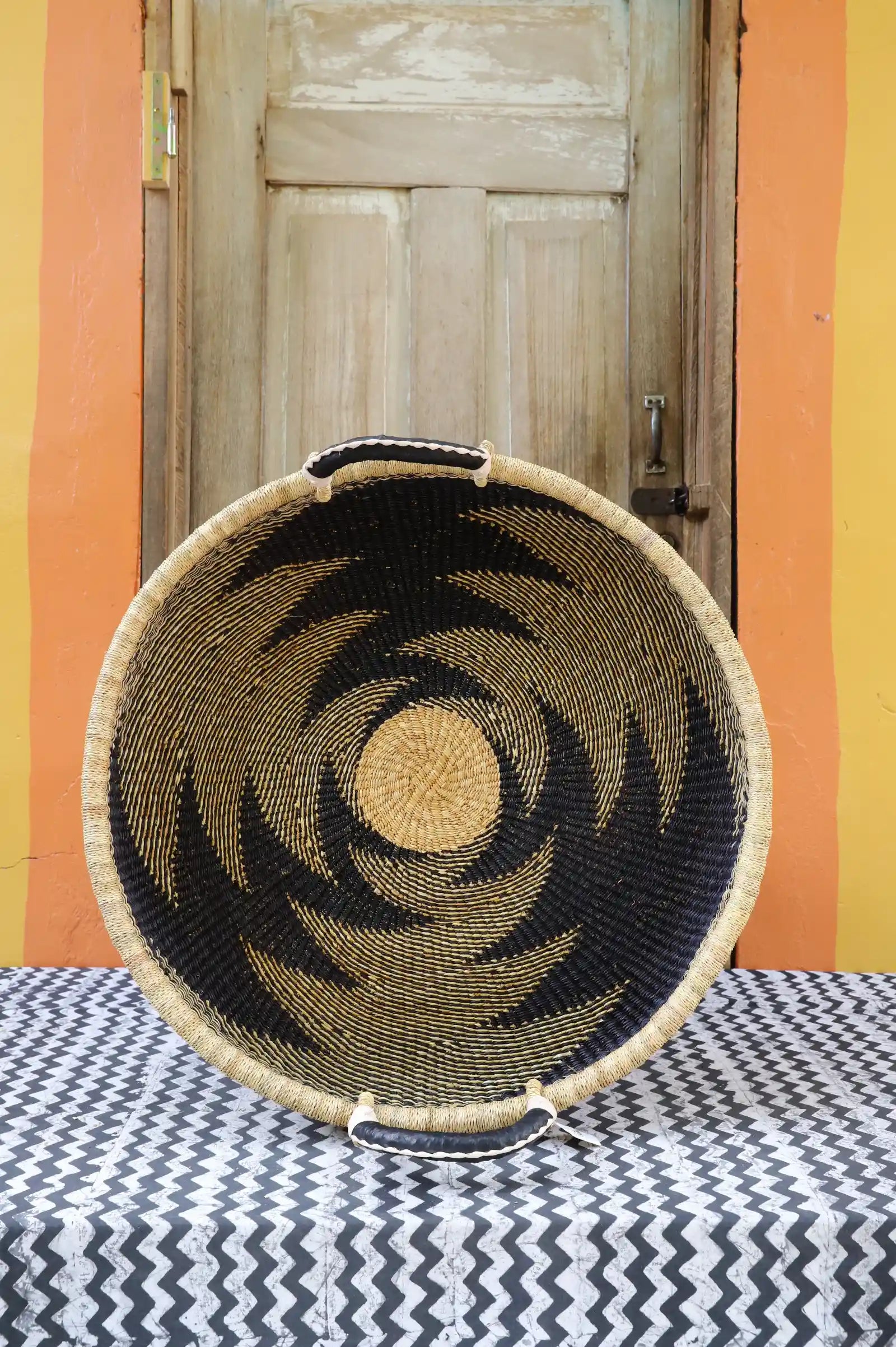 Woven Tray Wall Décor (Double Weave) (Large) by Akanpia Anafo