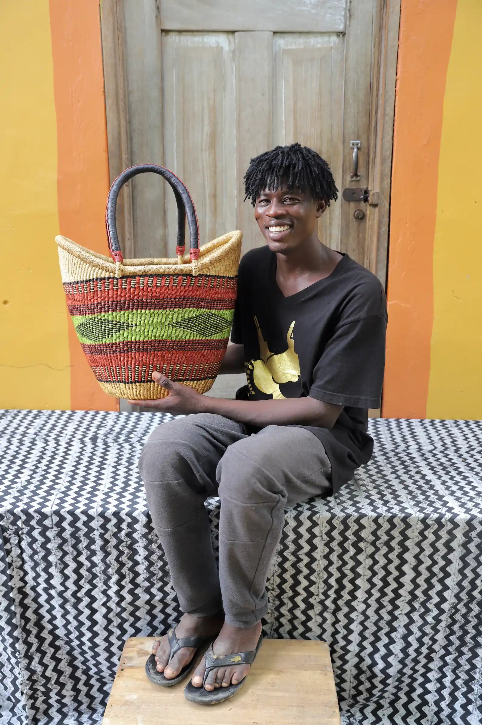 Nyariga Shopping Basket (Large) by Avoore Alagbona