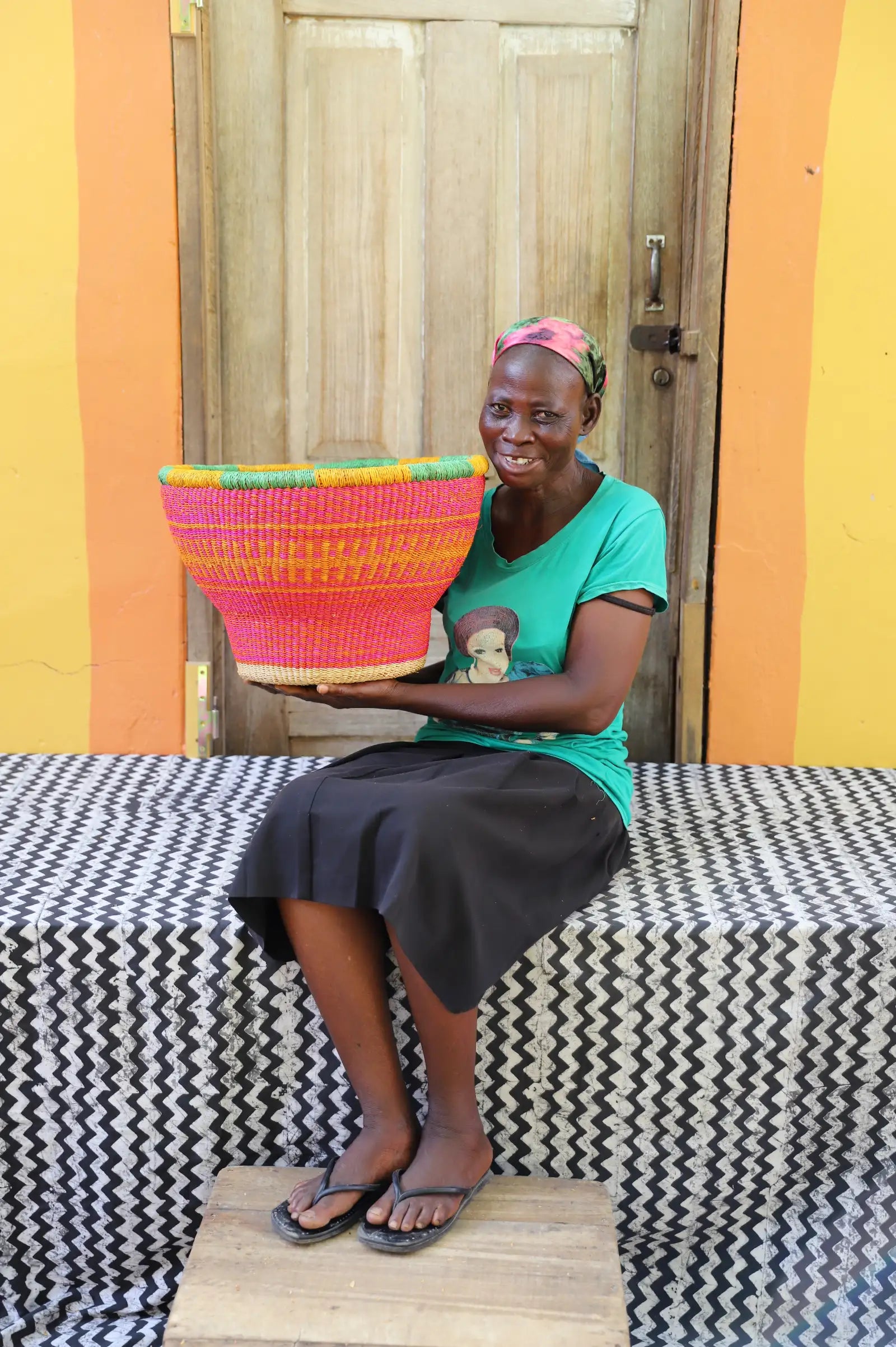 Drum Storage Basket (Large) by Asumpoyah Asaah