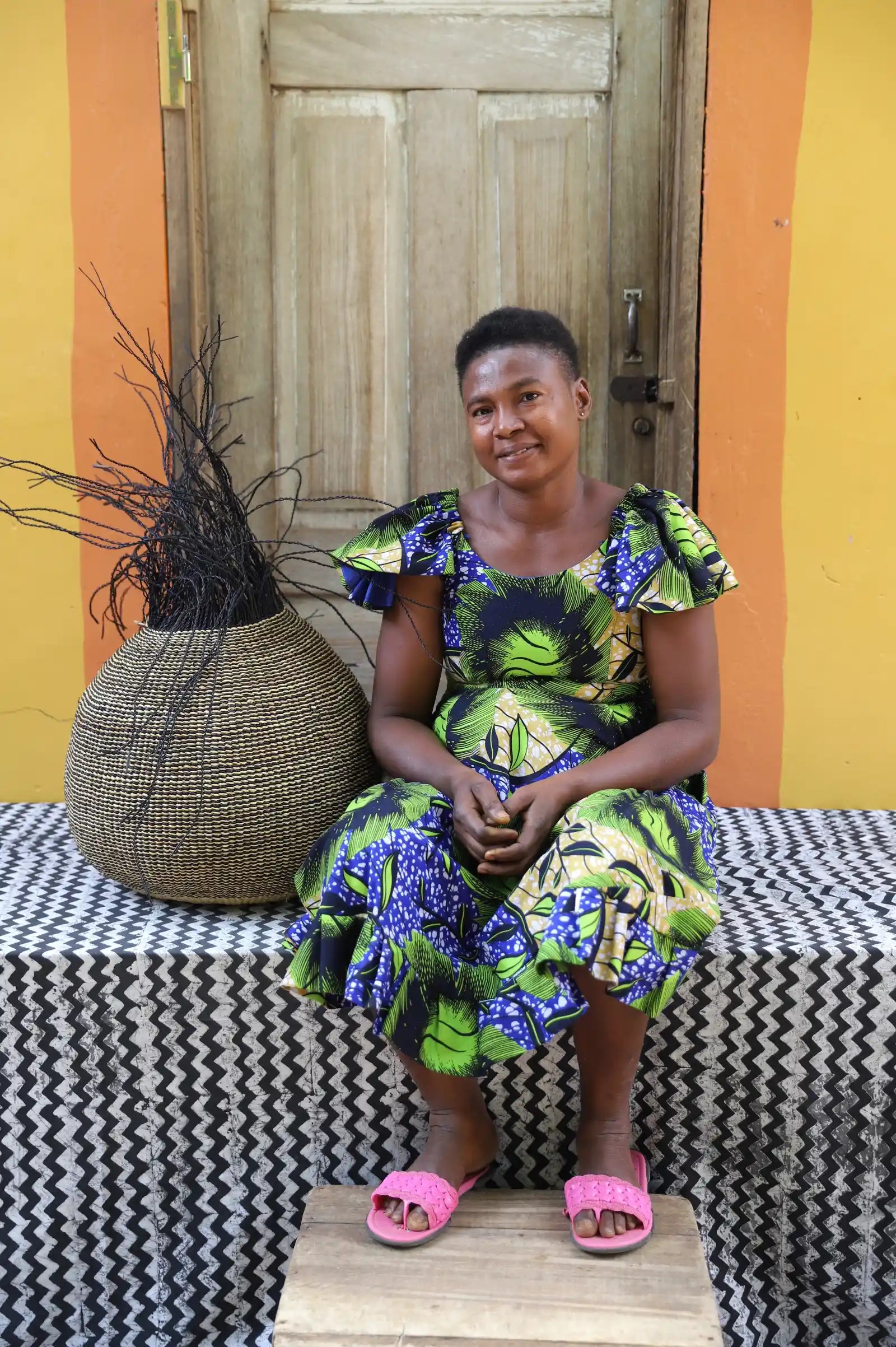 Kenkia  Art  Basket by Afia Adukbillah