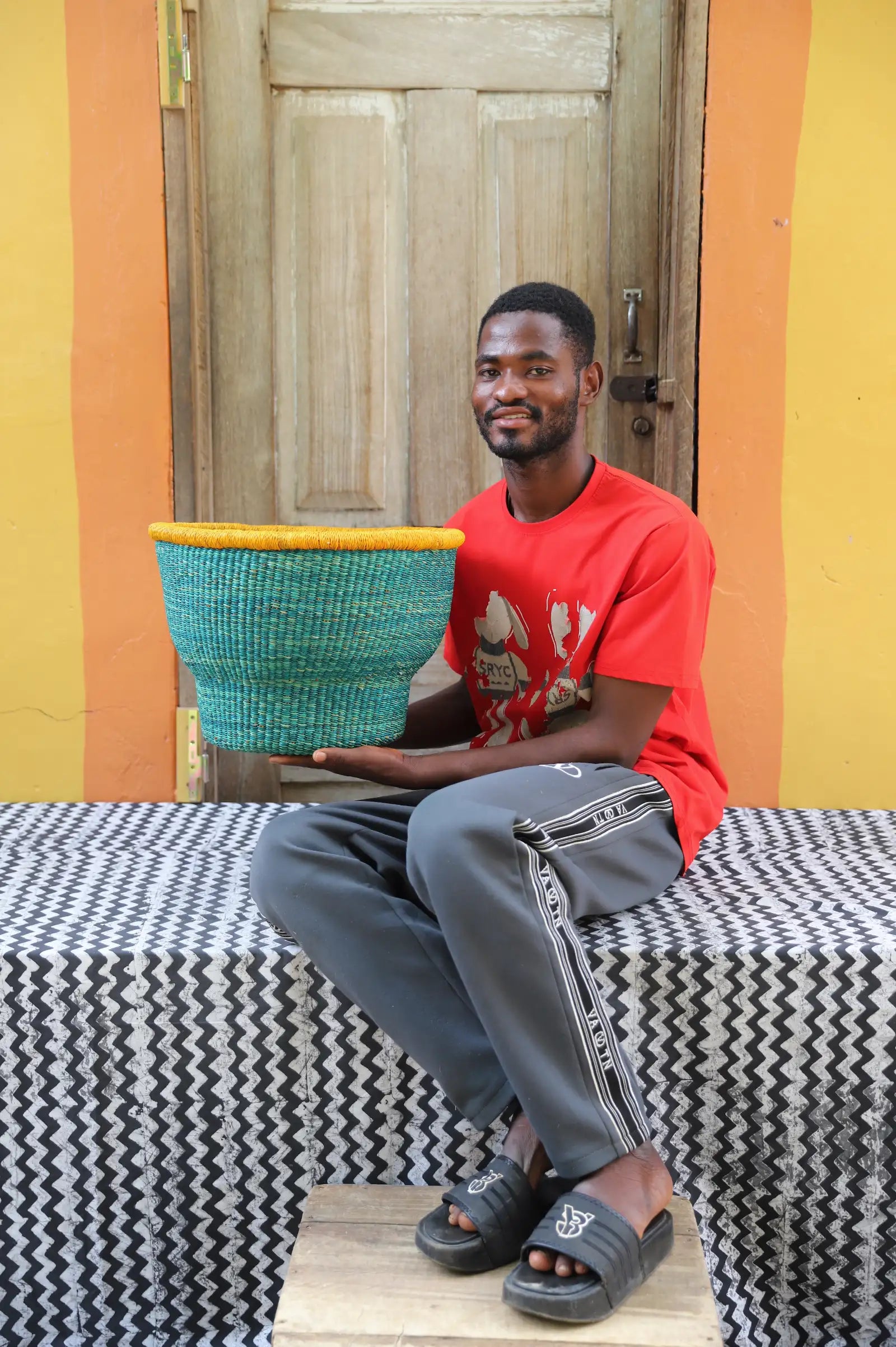 Drum Storage Basket (Large) by Paul Apasinore