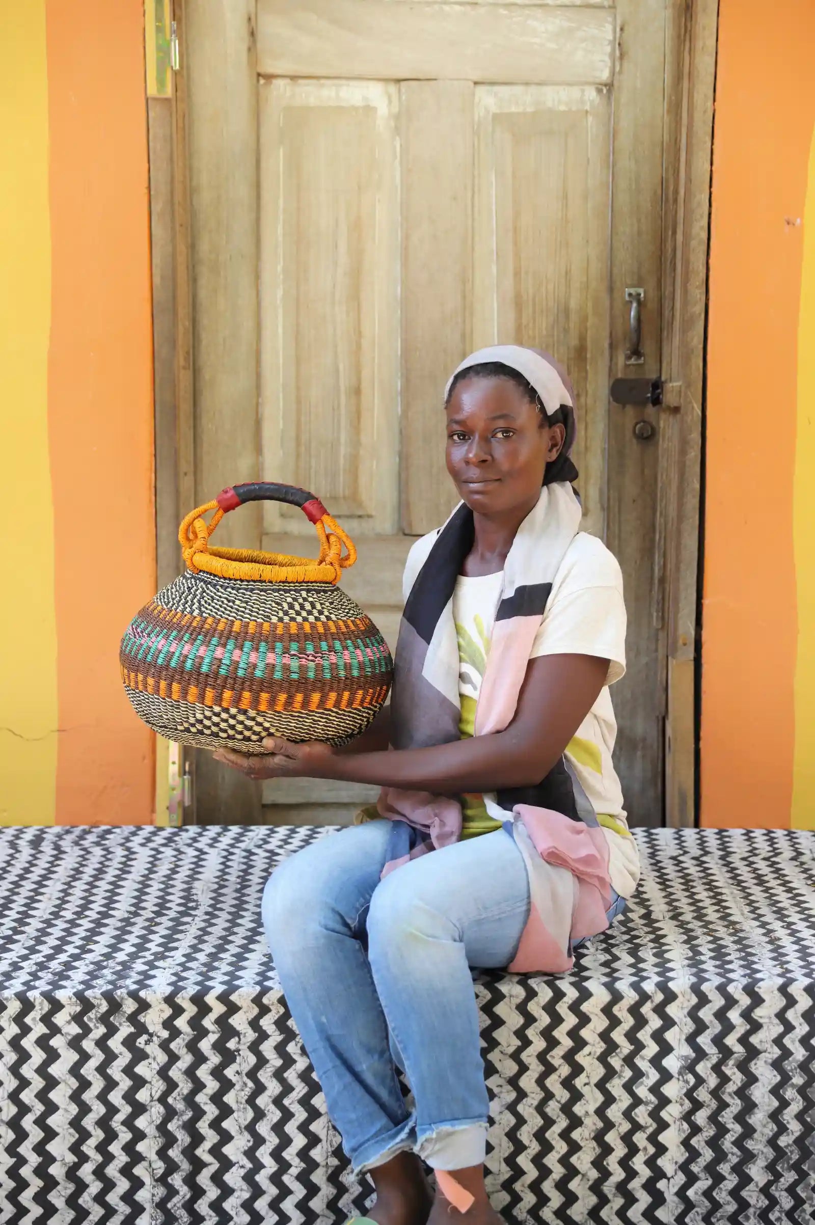 Pot Storage Basket (Medium) by Mercy Nsoh
