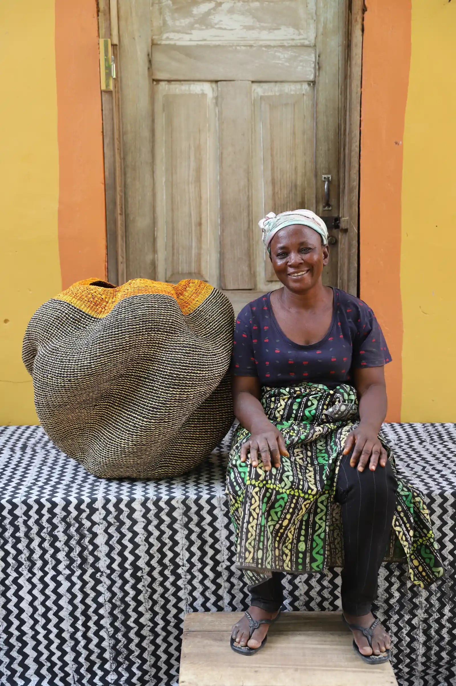 Ayeratukko  Art Basket by Helen Azure