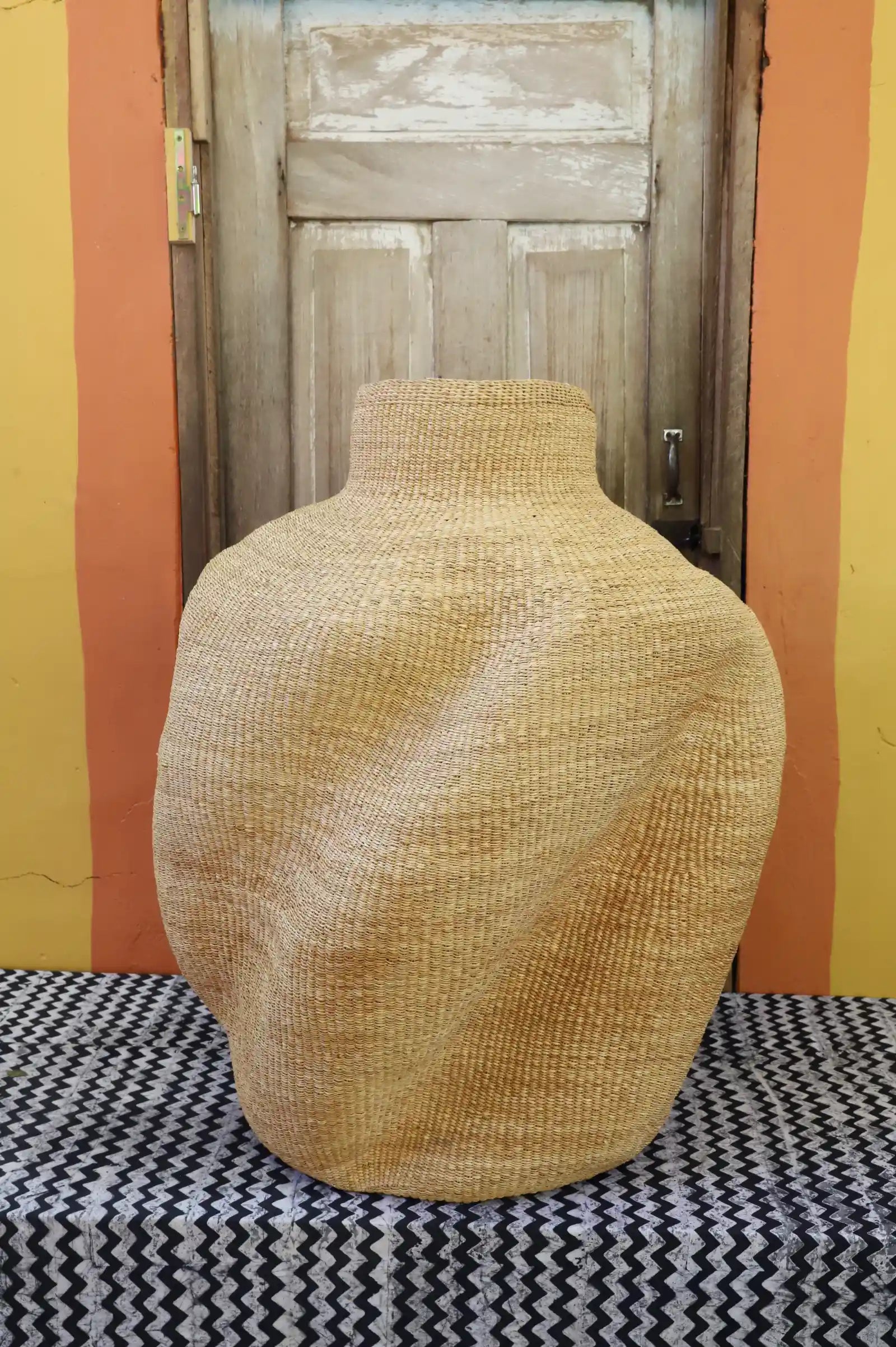 The Slow Wave Vase Art Basket (Large) by John Akurigo