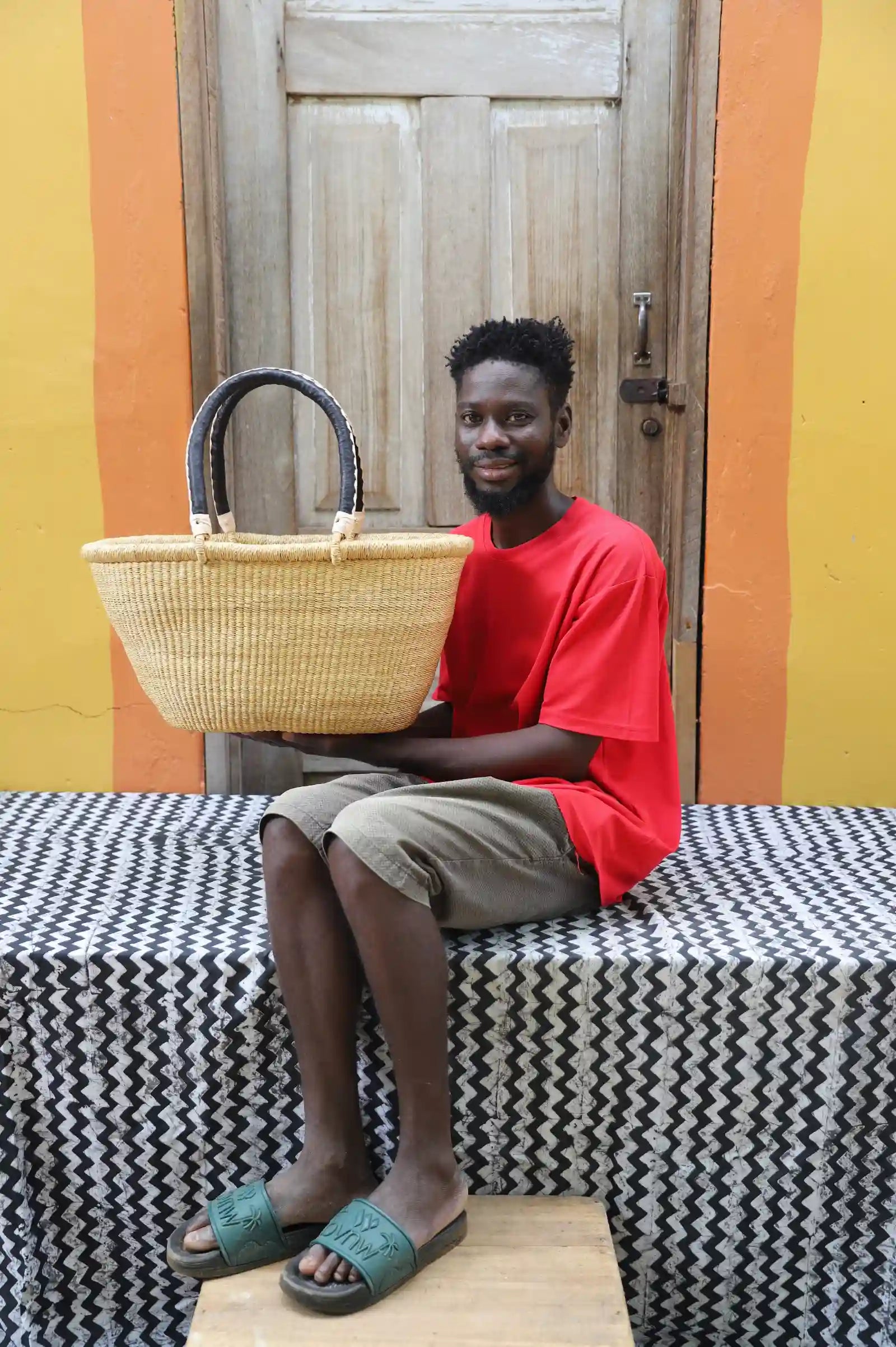 Oval Shopping Bag (Large) by Atiah 