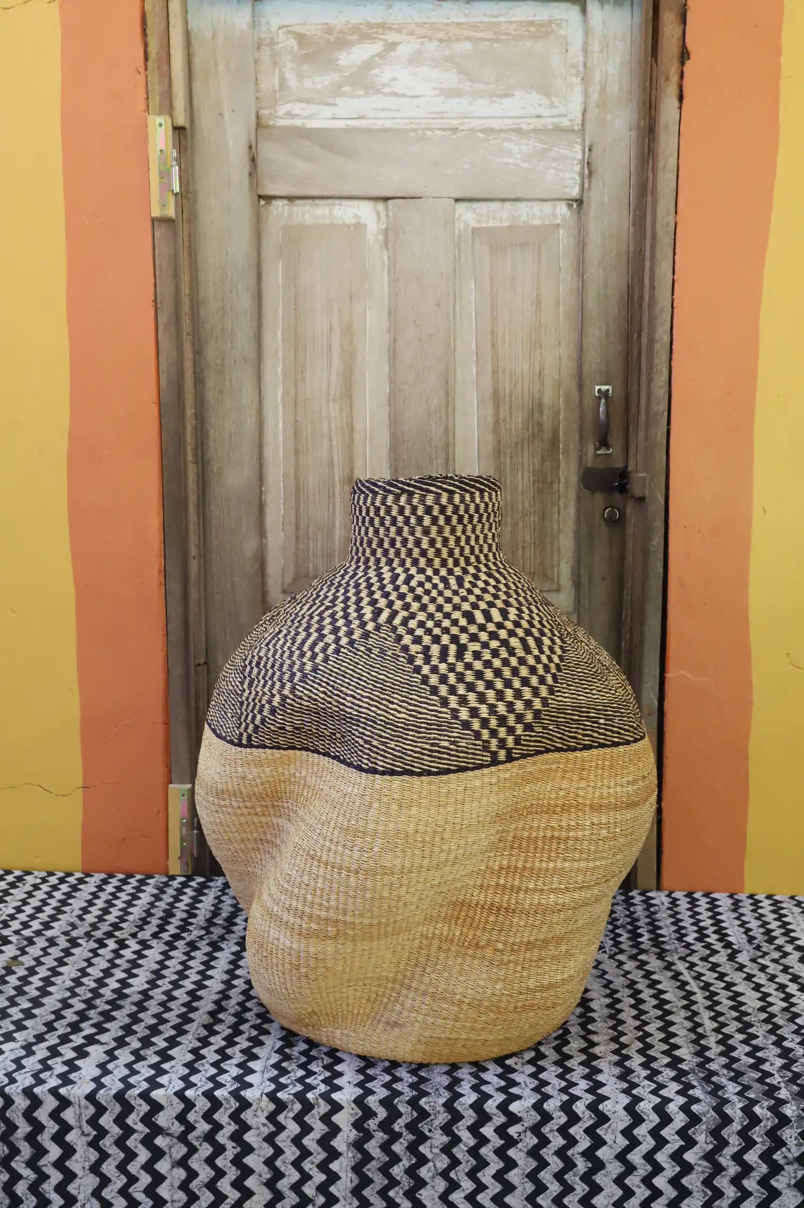 The Slow Wave Vase Art Basket (Medium) by Benjamin Atiah