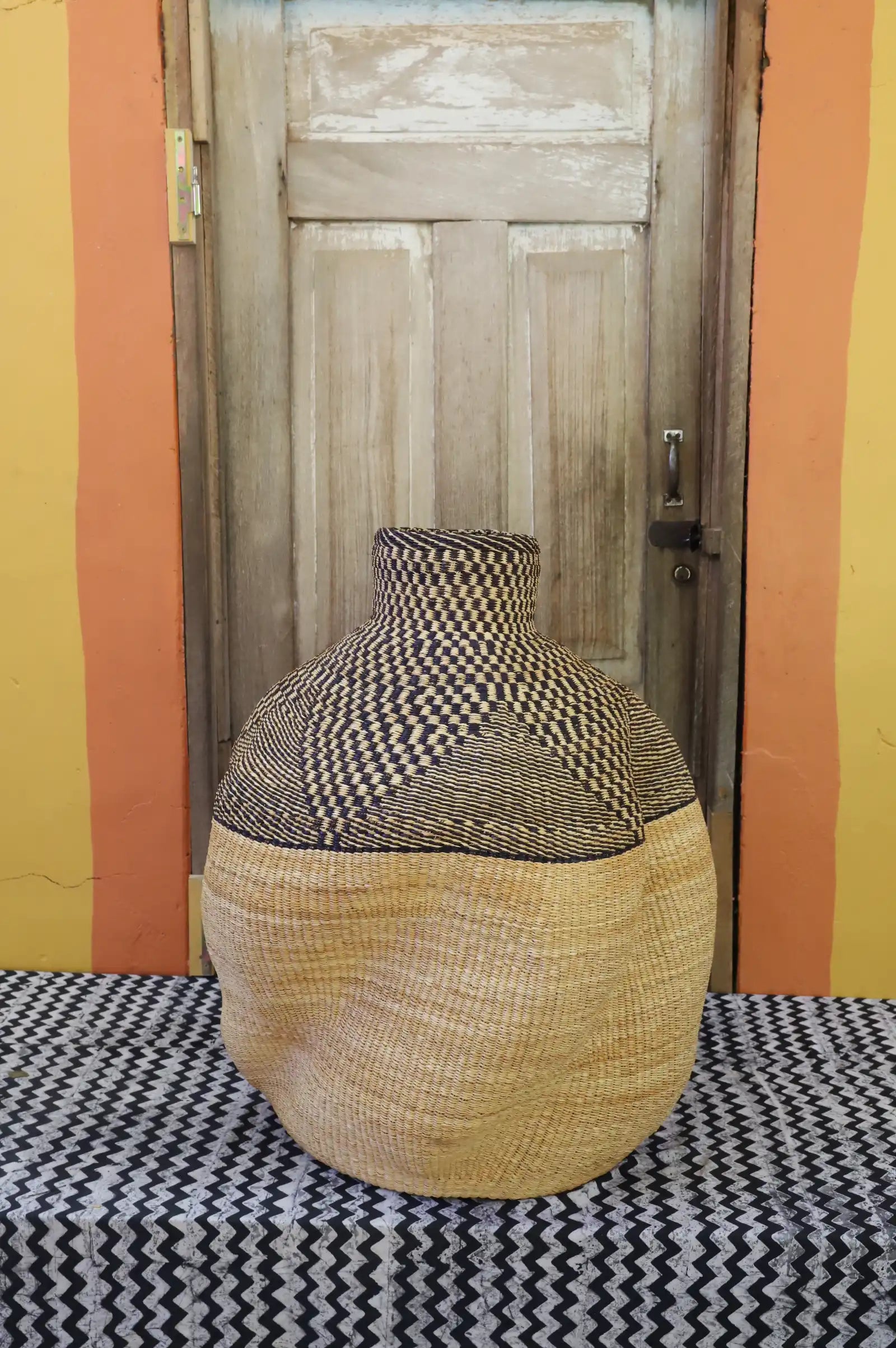 The Slow Wave Vase Art Basket (Medium) by Benjamin Atiah