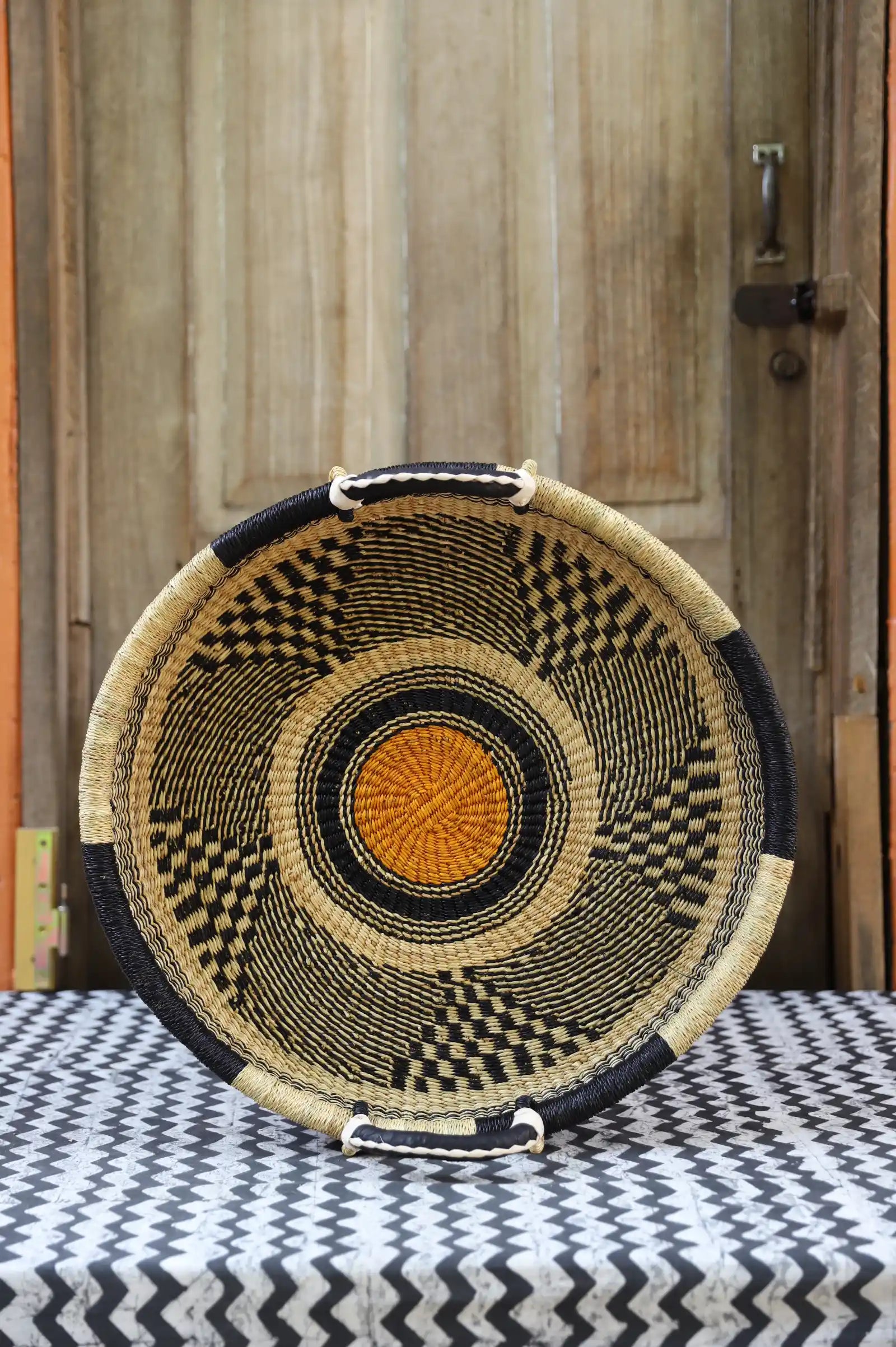 Woven Tray Wall Décor (Double Weave) (small) by Apika Abisika