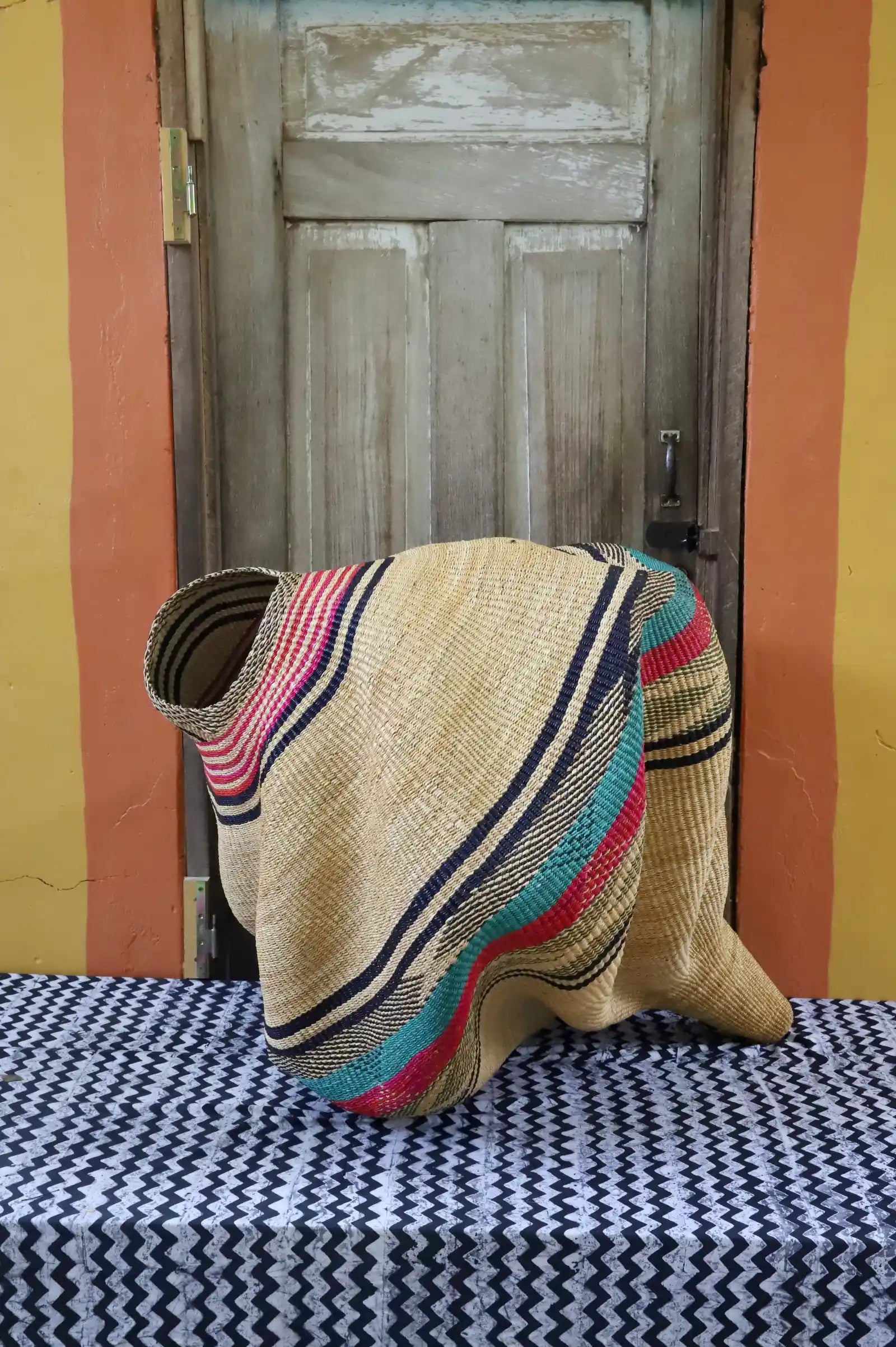 Conch (Katayeli Tia) Art Basket  (Large) by Avoore Alagbona