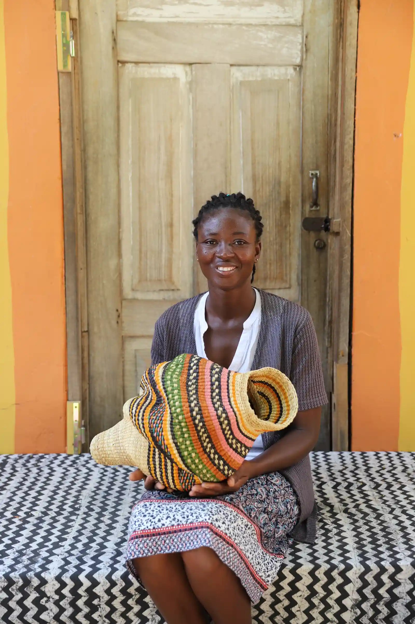 Conch (Katayeli -Tia) Art Basket (Small) by Perpetual 