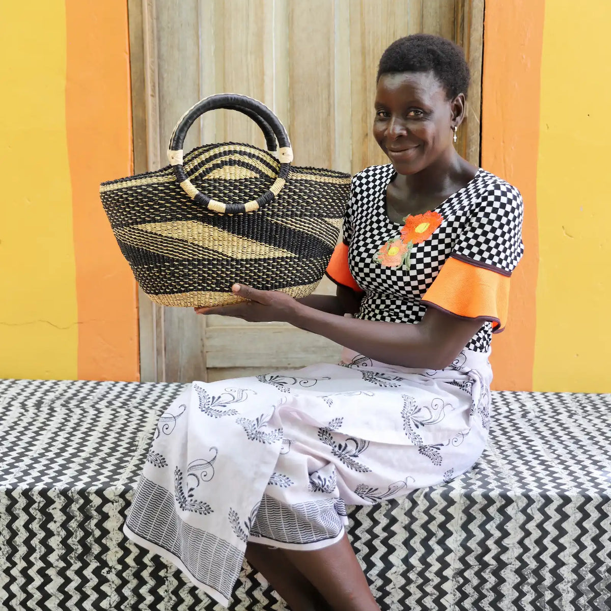 Naughty George Shopping Basket by Asokiyine Adongo – The Baba Tree ...