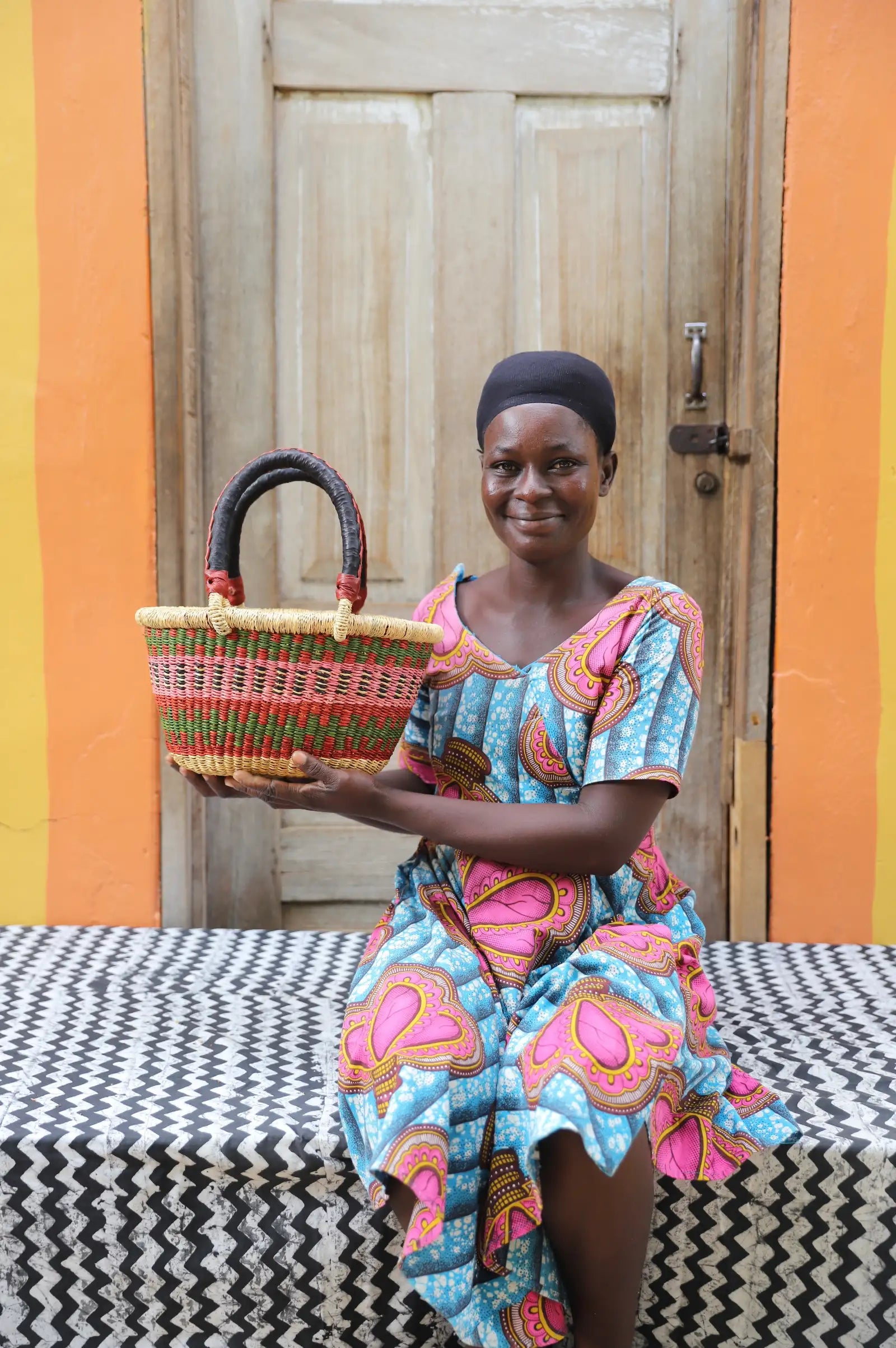 Oval Shopping Bag (Tiny) by Nsoh Mercy