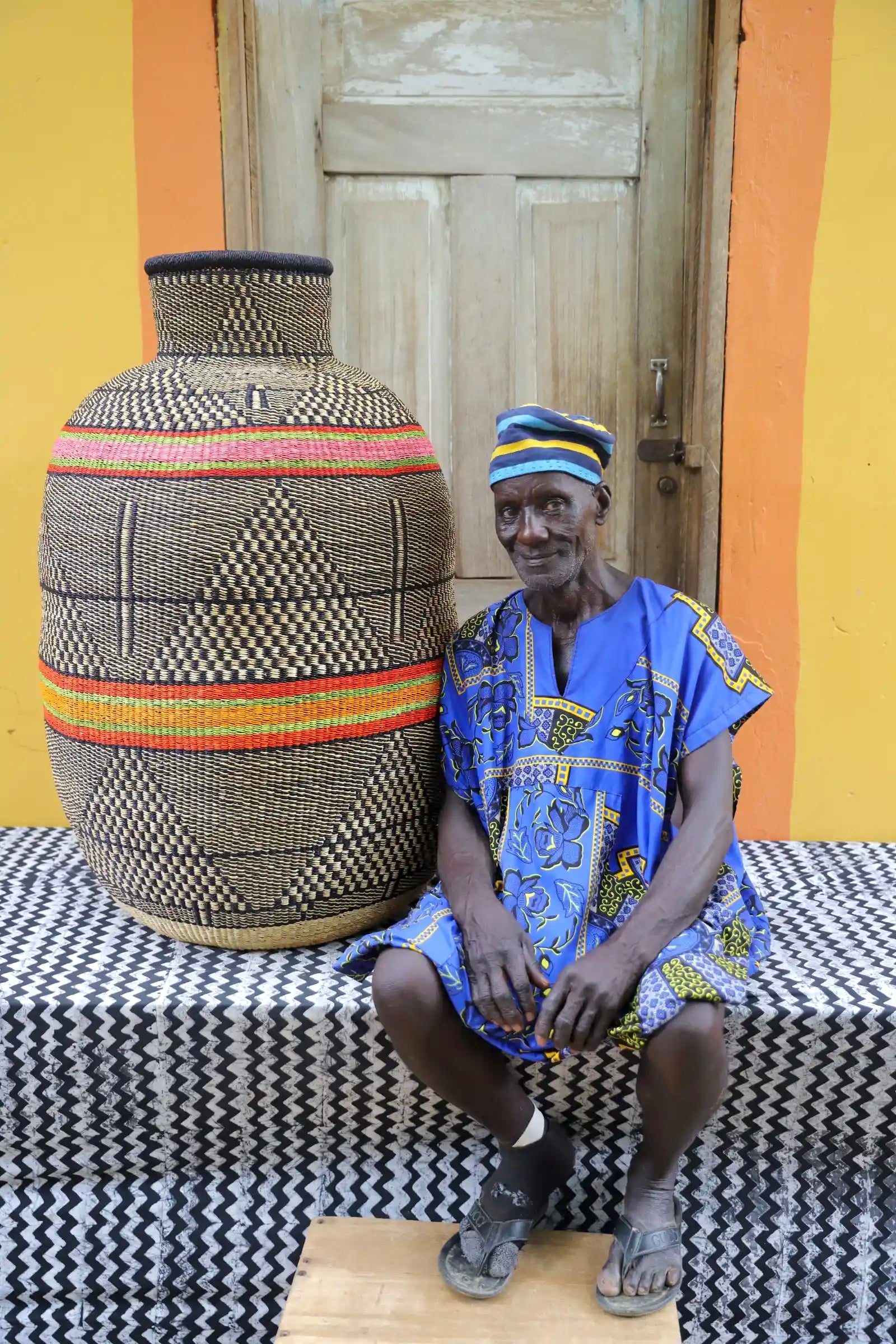 Boncate  Art Basket by Akabare 