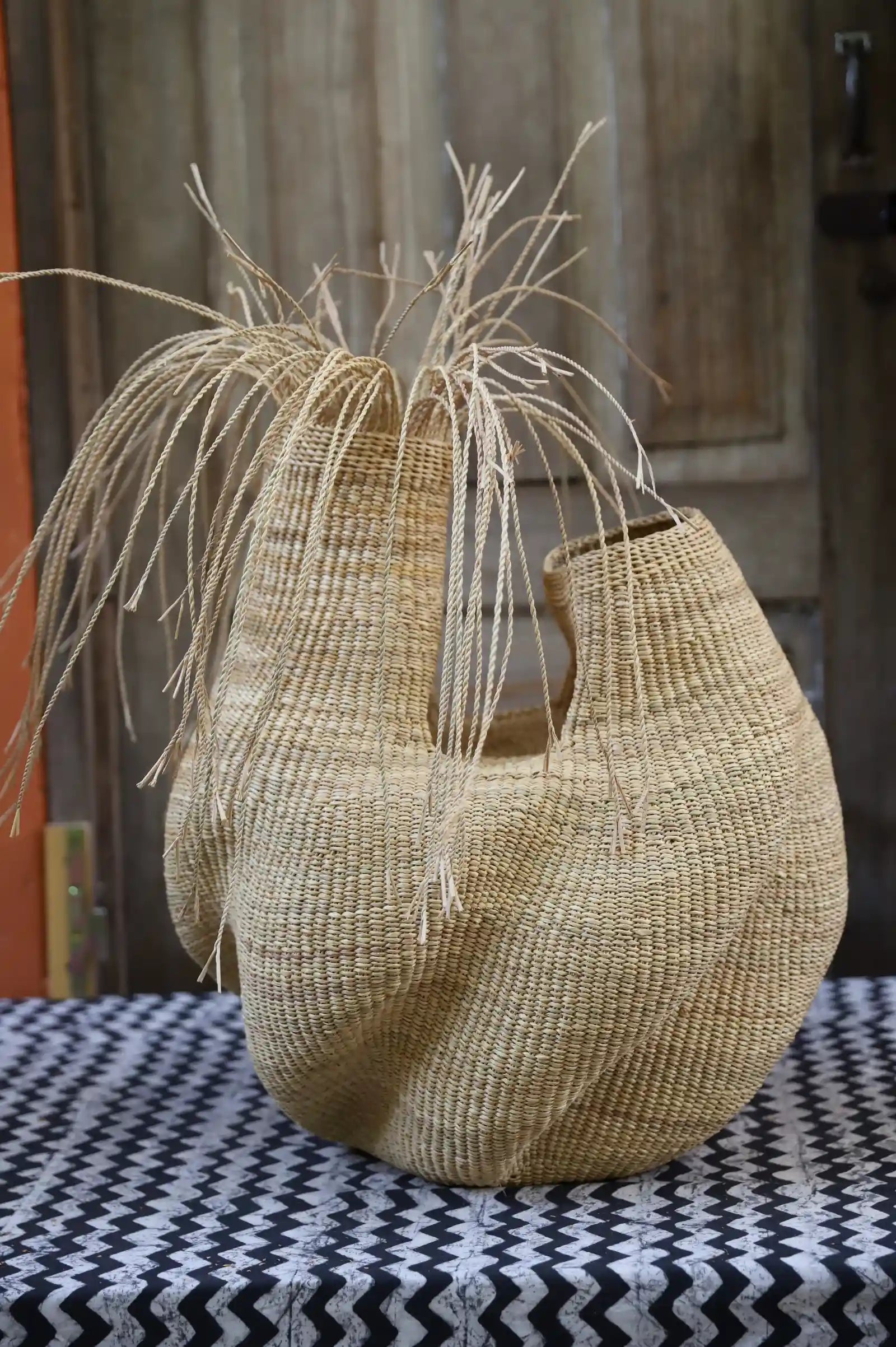 Woman and Man Art Basket (Small) Mary Ayinbora