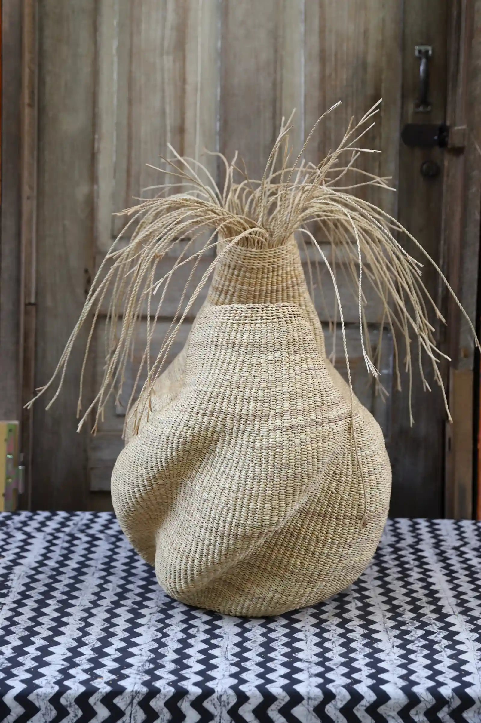 Woman and Man Art Basket (Small) Mary Ayinbora