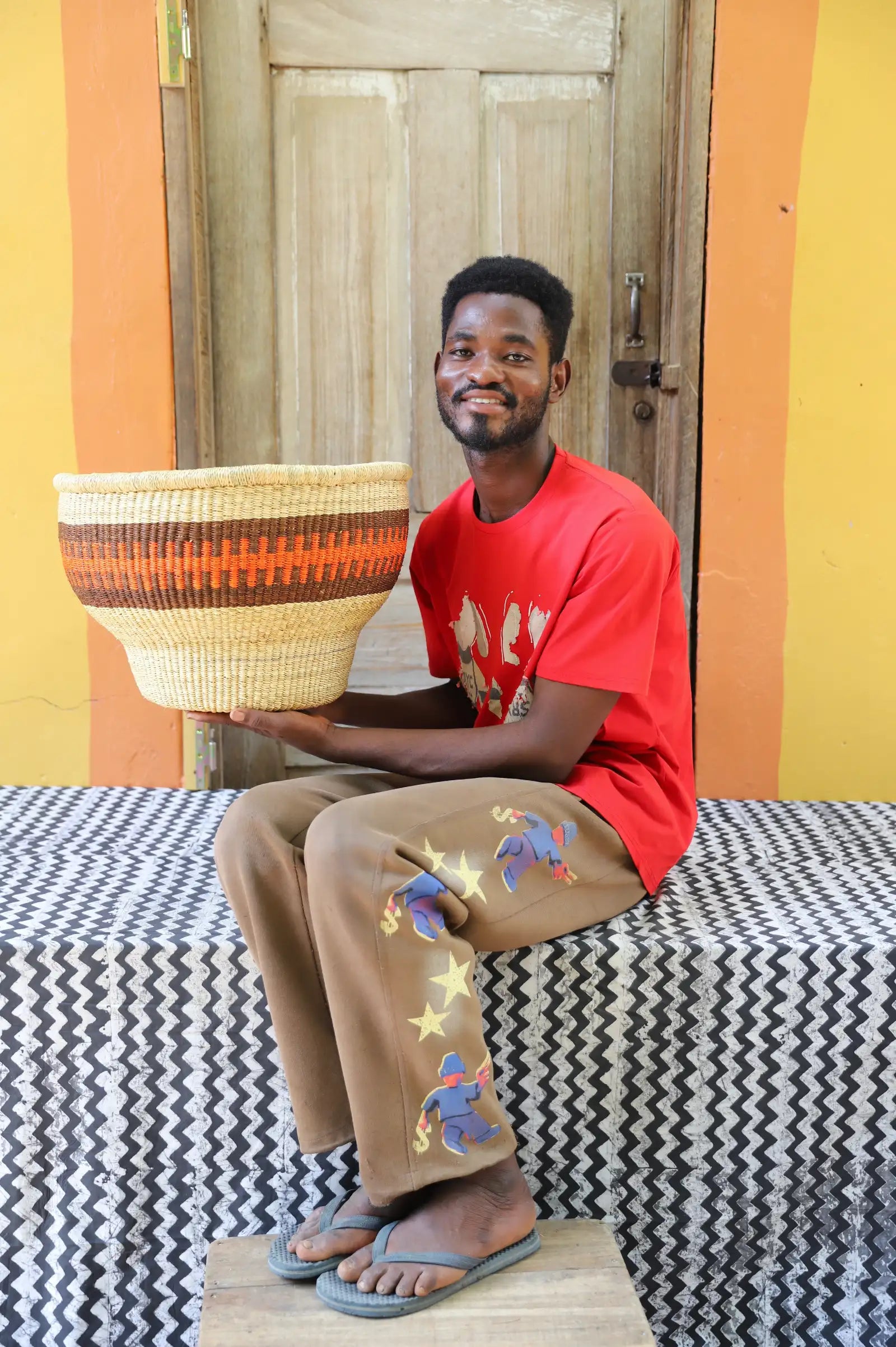 Drum Storage Basket (Large) by Paul Apasinore