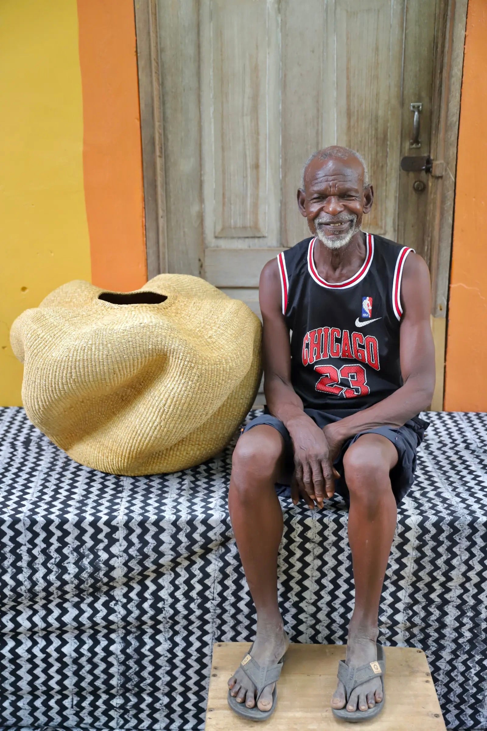Ayeratukko  Art Basket  by John Akurigo