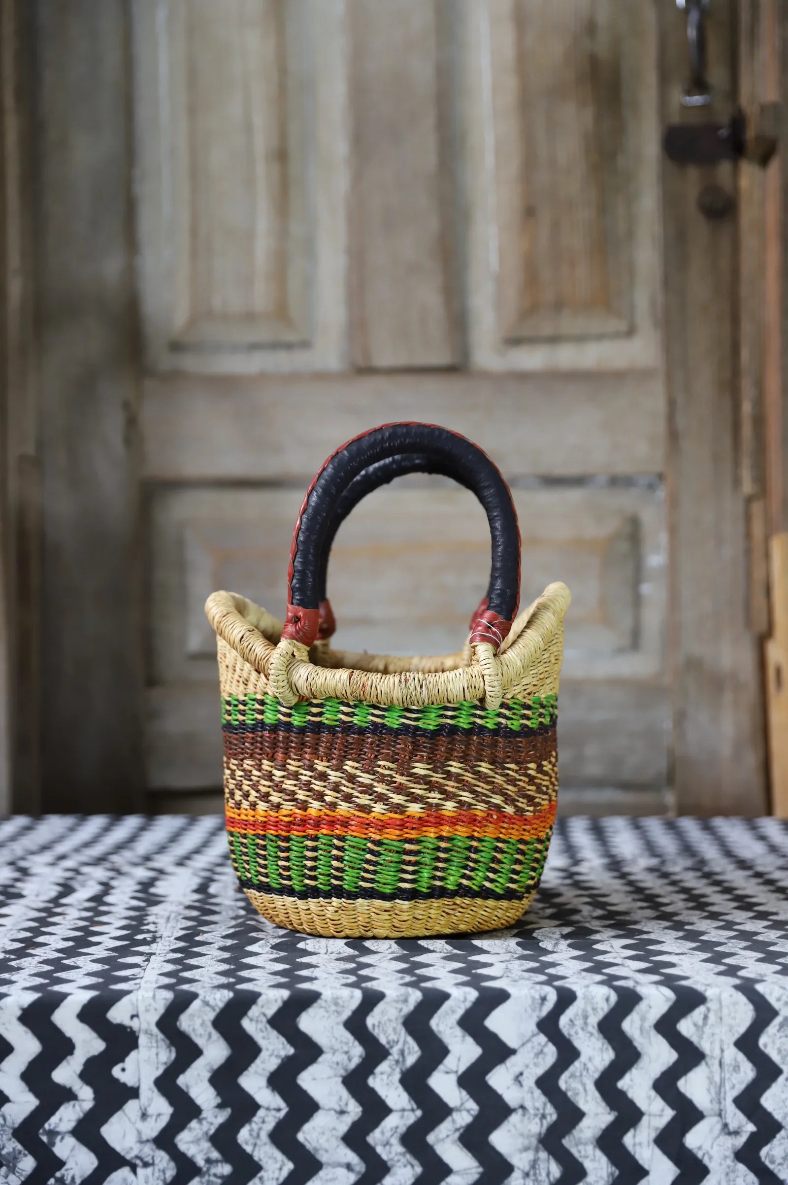 Nyariga Shopping Basket (Tiny) by Paul Apasinore