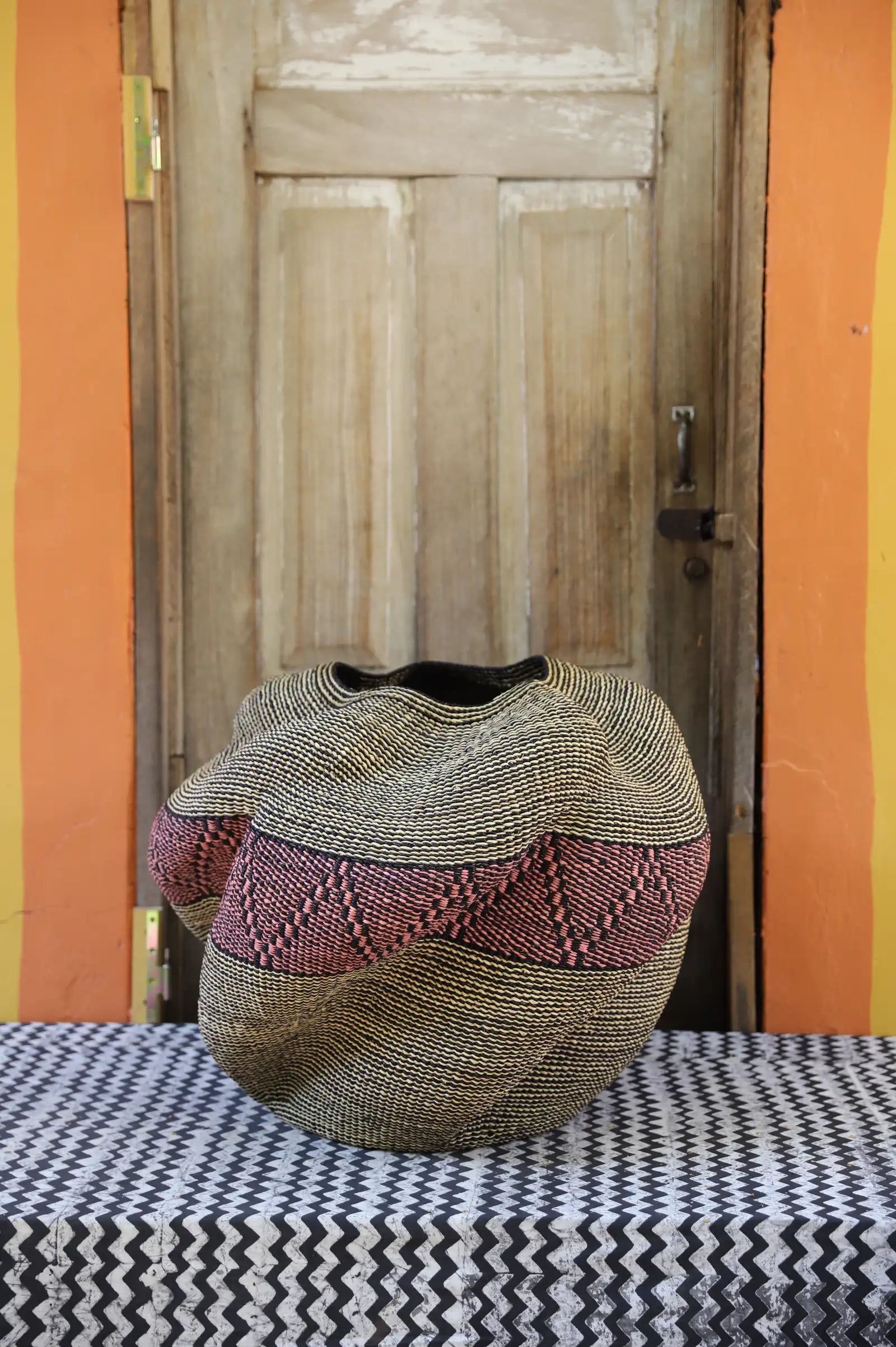 Ayeratukko  Art Basket by Jennifer Akolgo