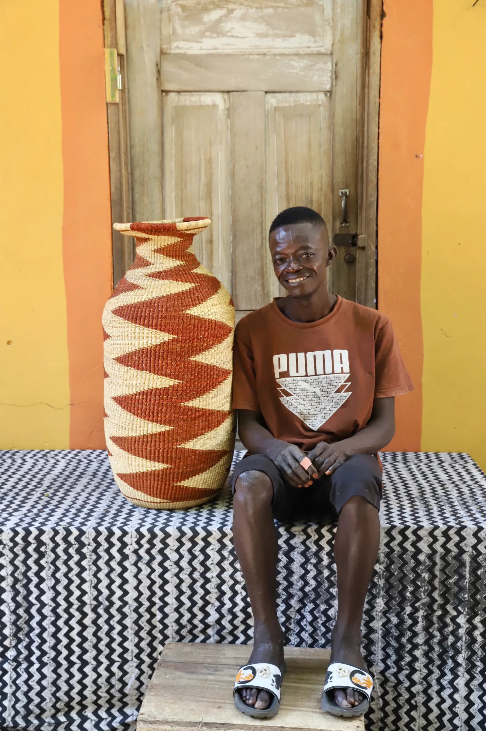 Terra Art Basket (Medium) by Baba Anafo