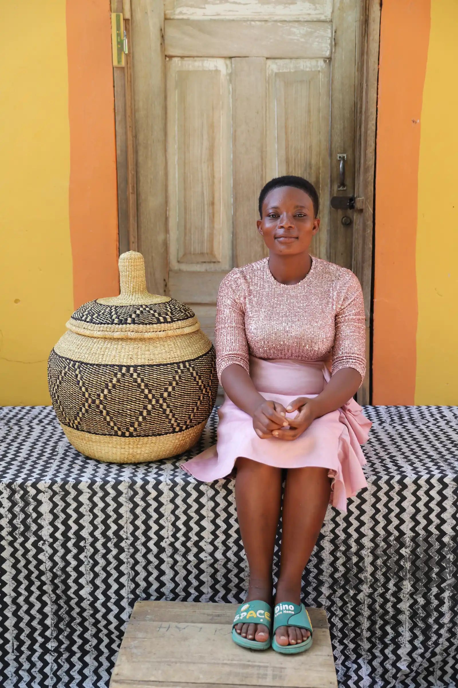 Orbit Storage Basket (Large) by Sophia Adagaam