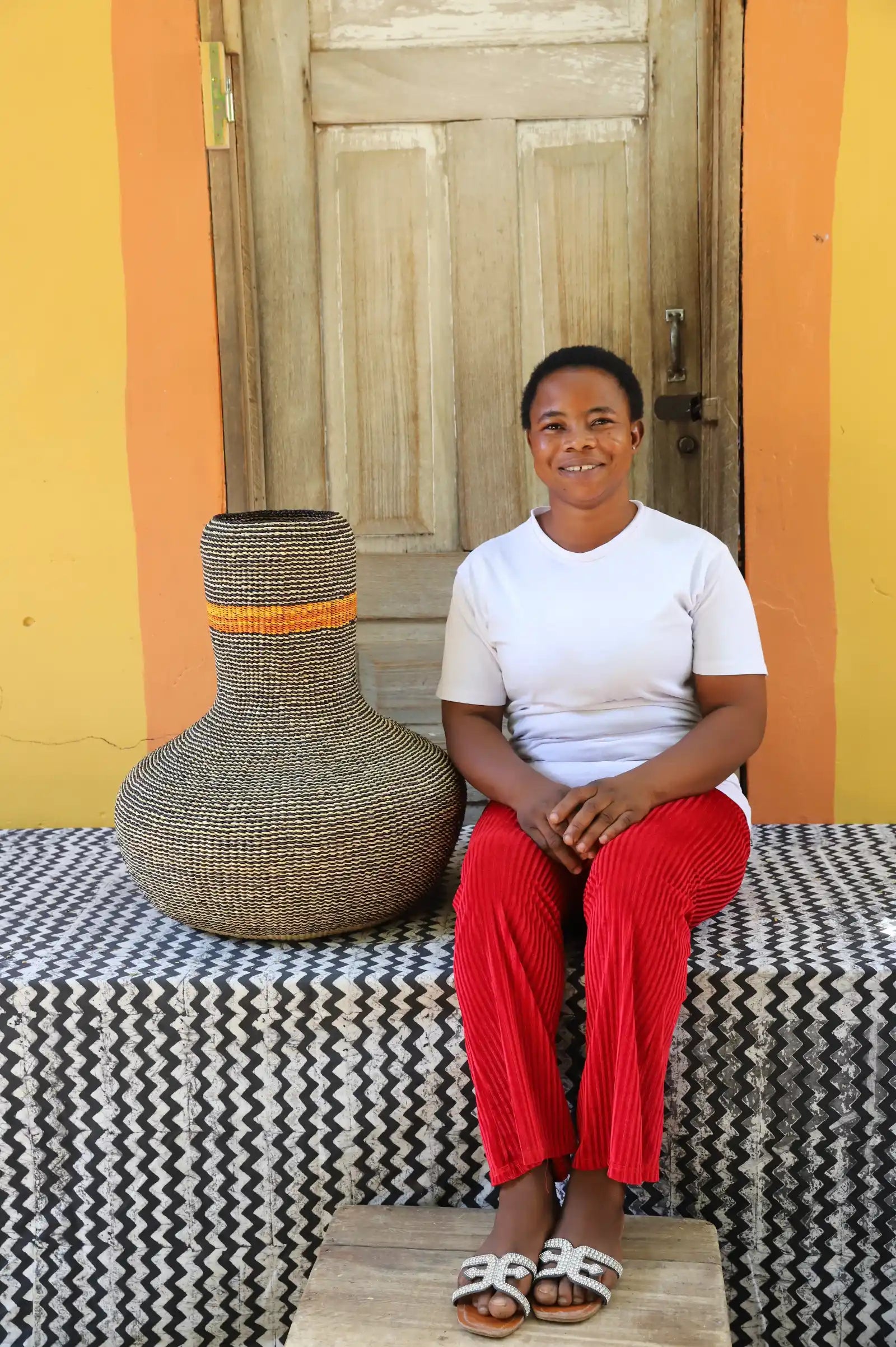 Sinyaka  Art Basket by Grace Abisika