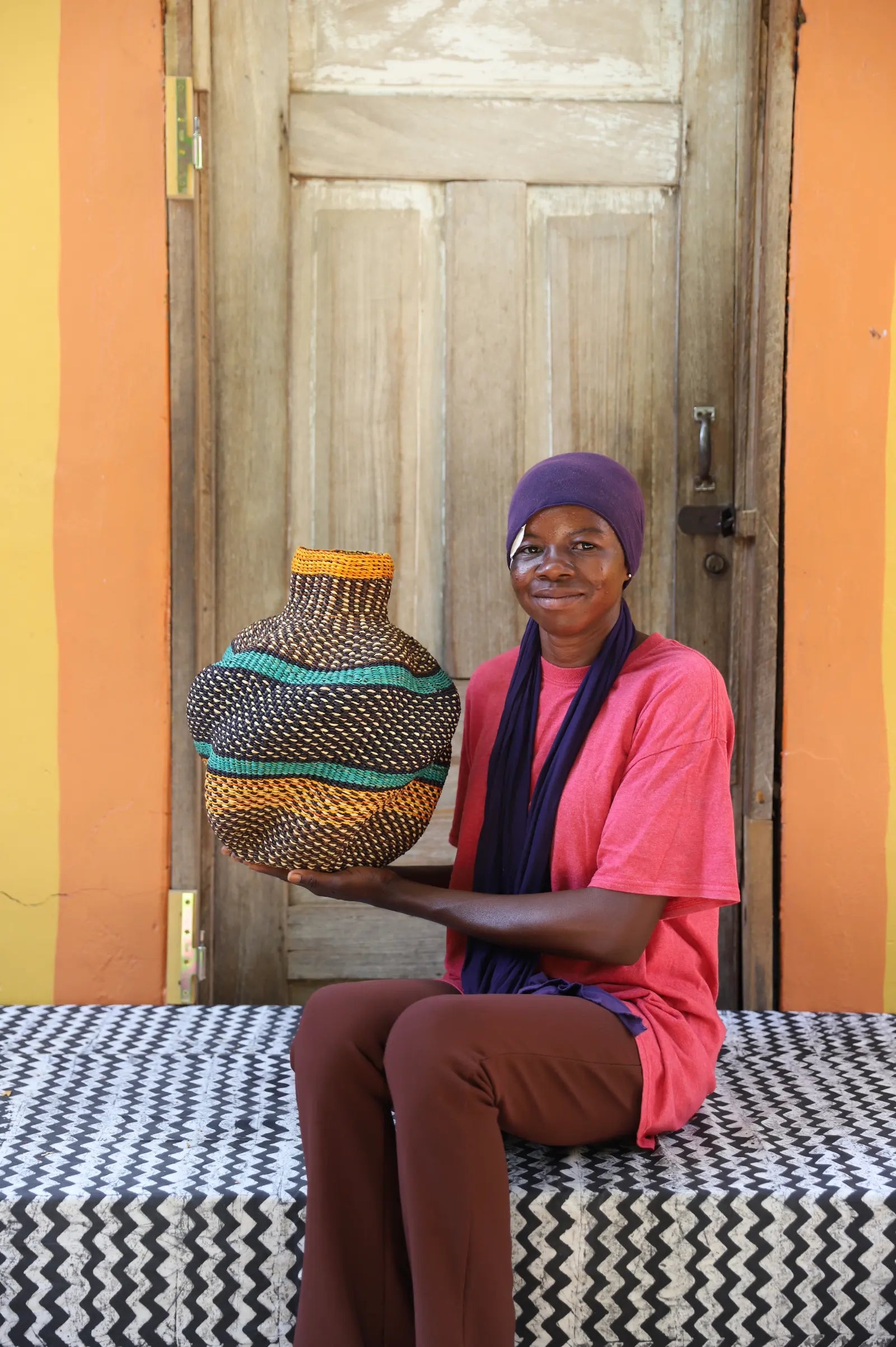 Yoomelingah - yure  Art Basket (Tiny) by Lizzy Afore